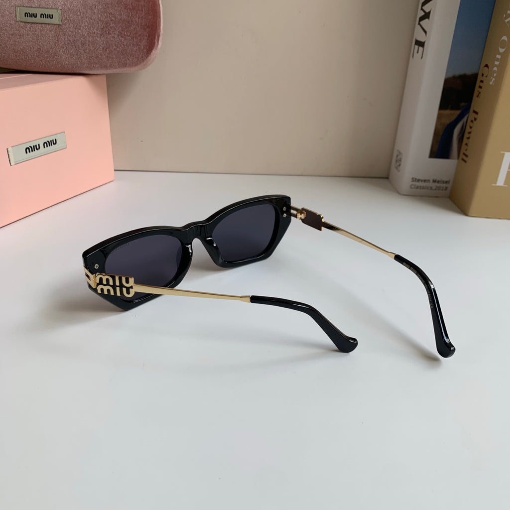 Miu Miu Cat-Eye Silver Lens Sunglasses for Men & Women - detail image 6
