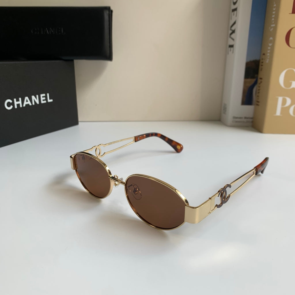 Chanel Metal Fashion Brown Lens Sunglasses for Men & Women - 398483 - detail image 2