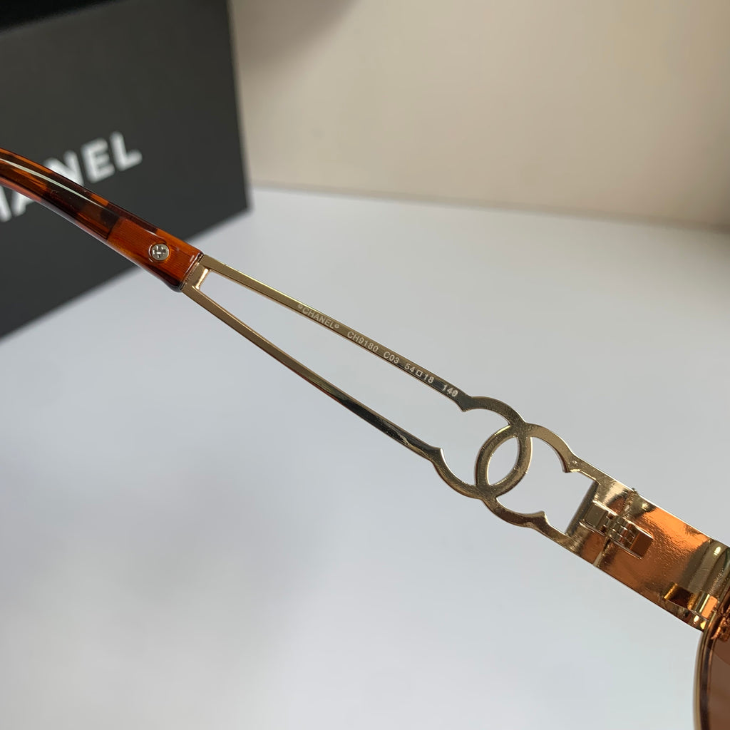 Chanel Metal Fashion Brown Lens Sunglasses for Men & Women - 398483 - detail image 8