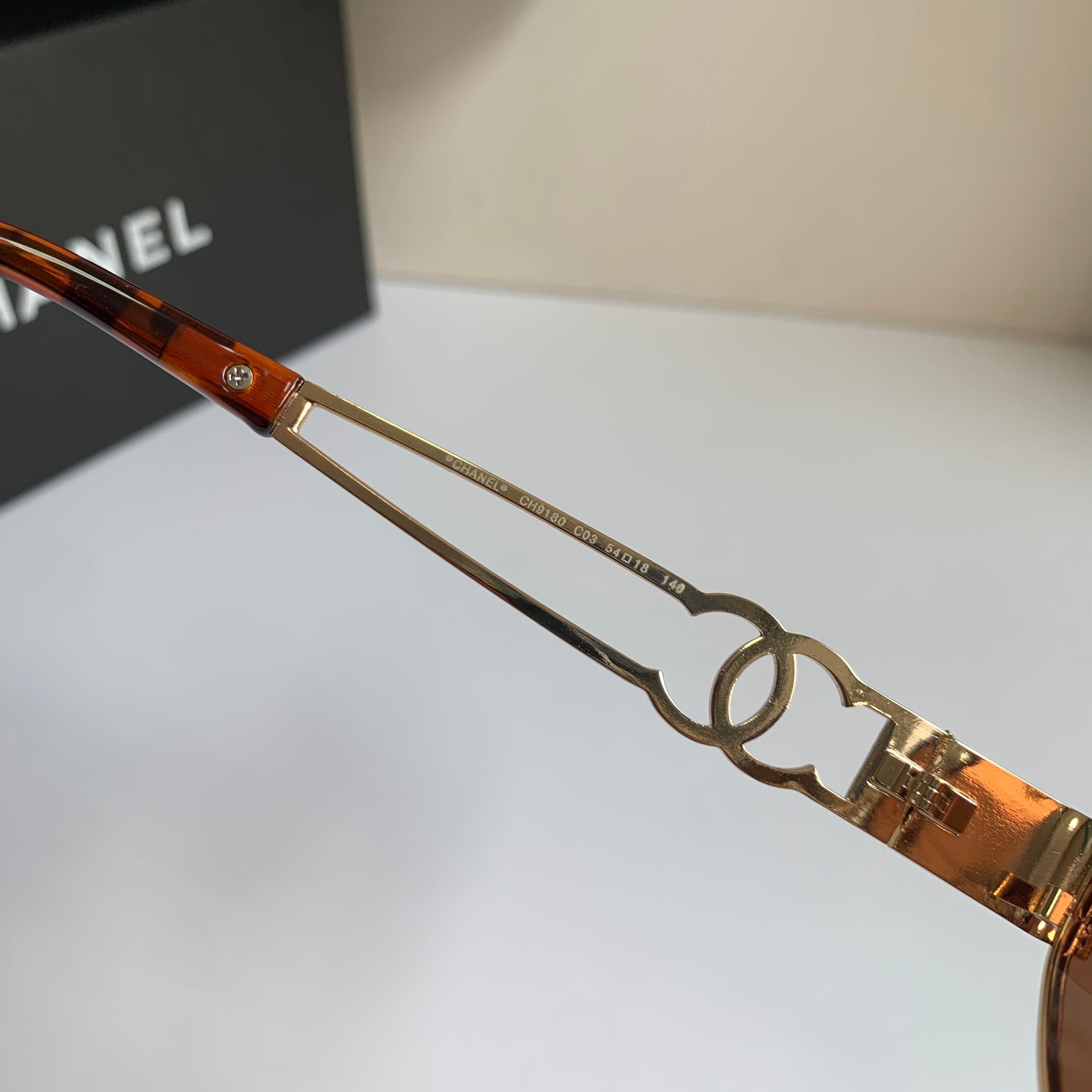 Chanel Metal Fashion Brown Lens Sunglasses for Men & Women - 398483 - detail image 8