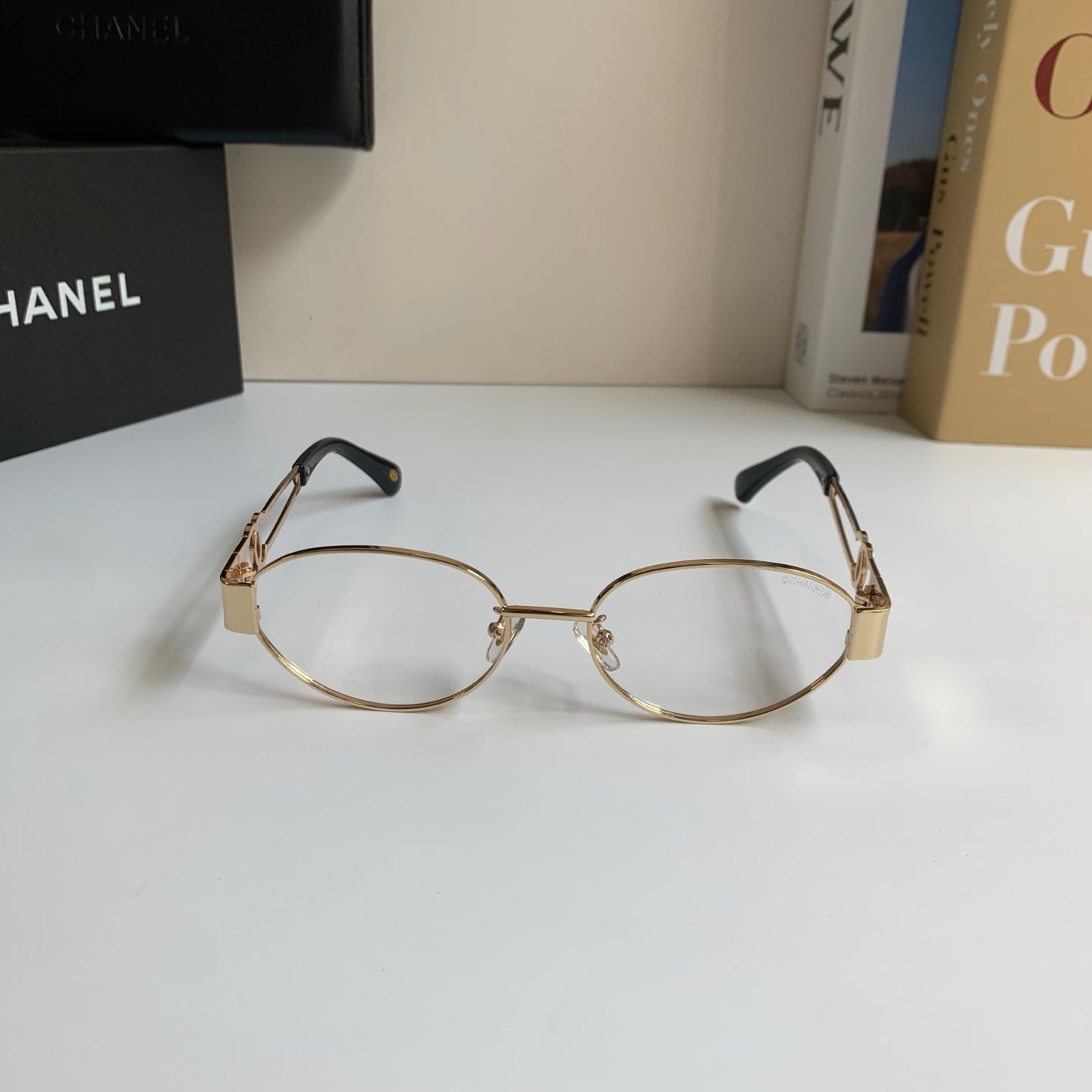 Chanel Metal Fashion Silver Lens Sunglasses for Men & Women - 398484 - detail image 5