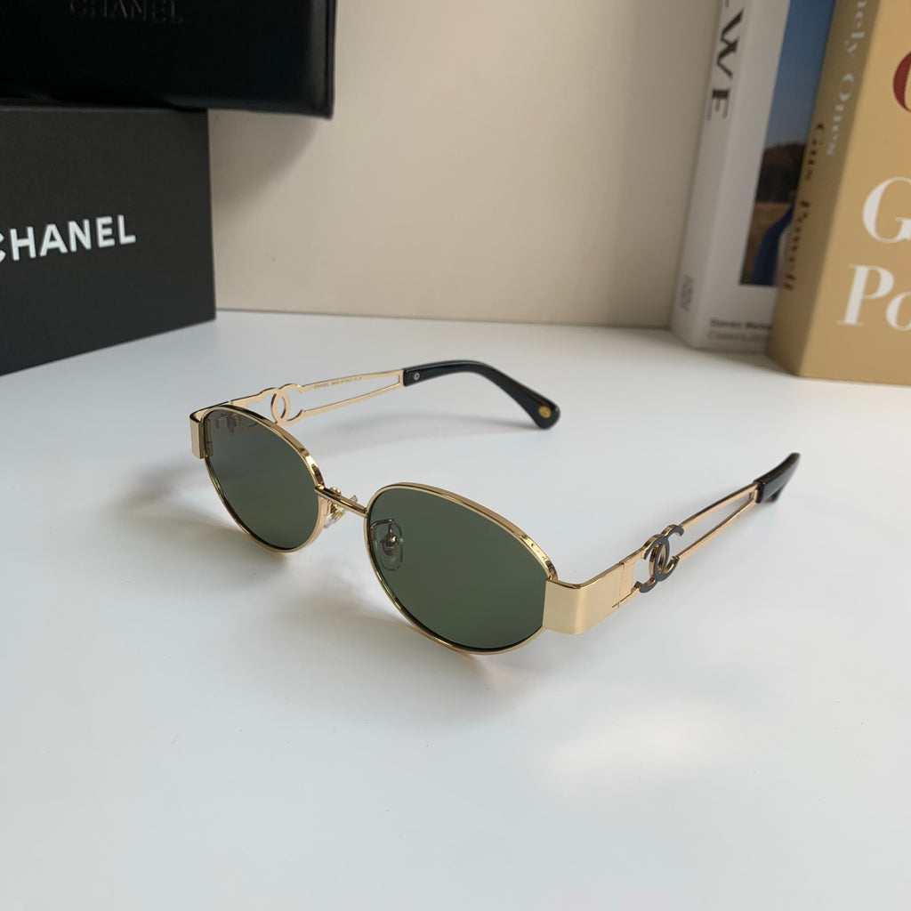 Chanel Metal Fashion Silver Lens Sunglasses for Men & Women - 398485 - detail image 2