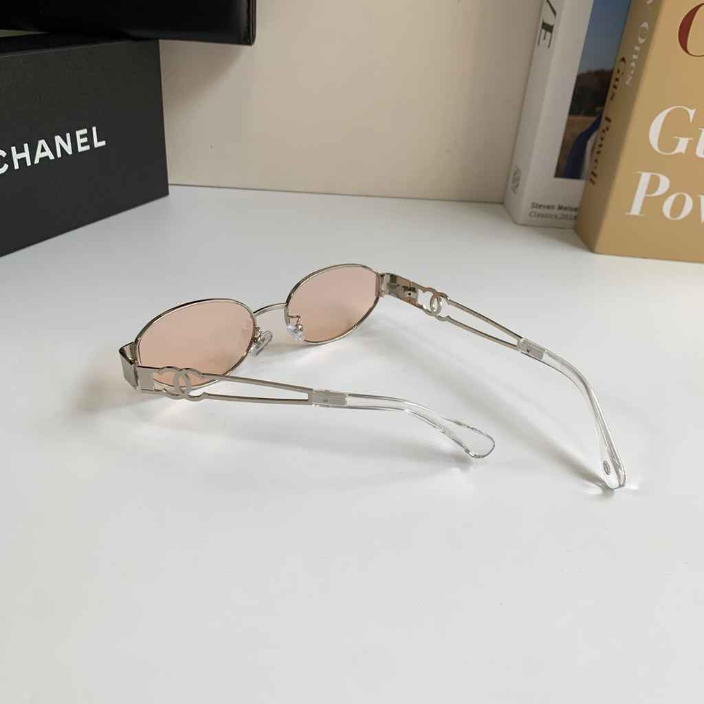 Chanel Metal Fashion Silver Lens Sunglasses for Men & Women - 398486 - detail image 8