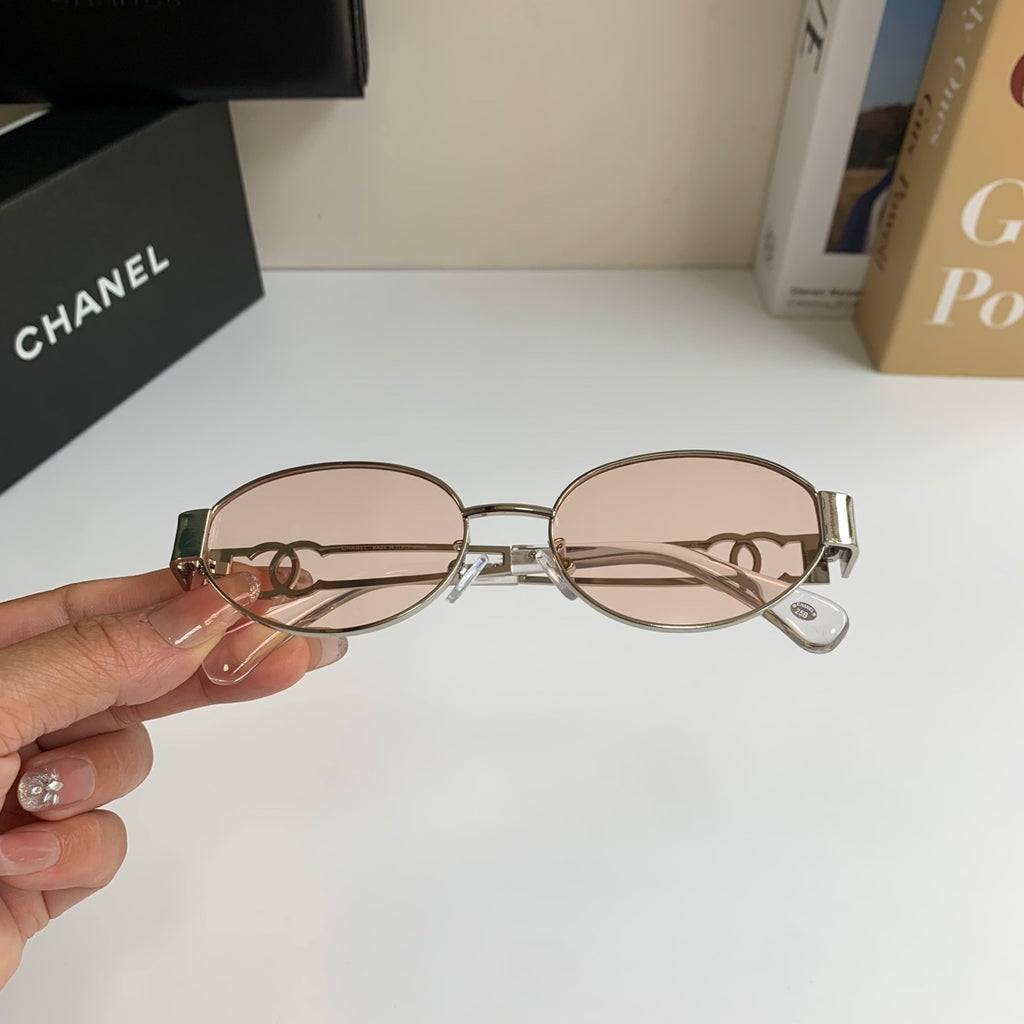 Chanel Metal Fashion Silver Lens Sunglasses for Men & Women - 398486 - detail image 4