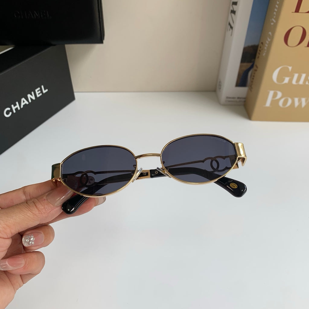 Chanel Metal Fashion Silver Lens Sunglasses for Men & Women - 398487 - detail image 3