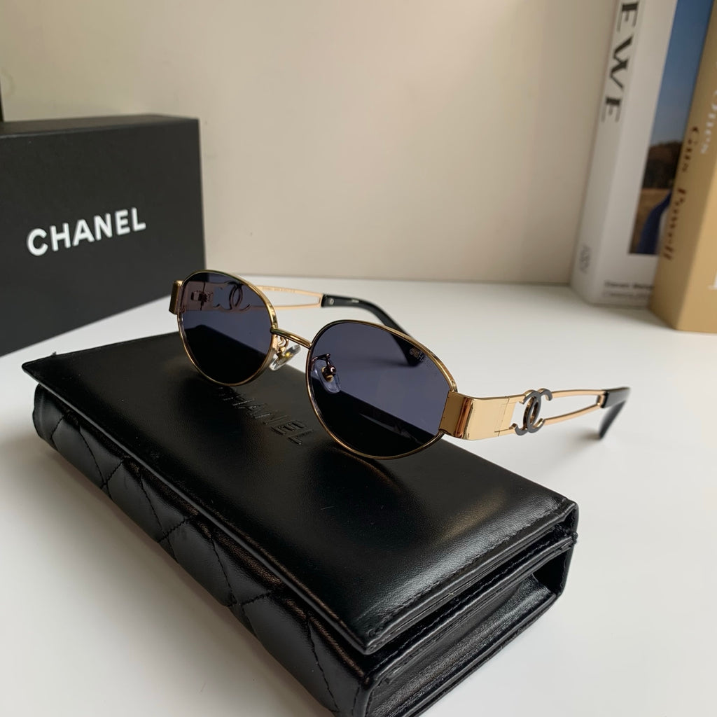 Chanel Metal Fashion Silver Lens Sunglasses for Men & Women - 398487 - detail image 4