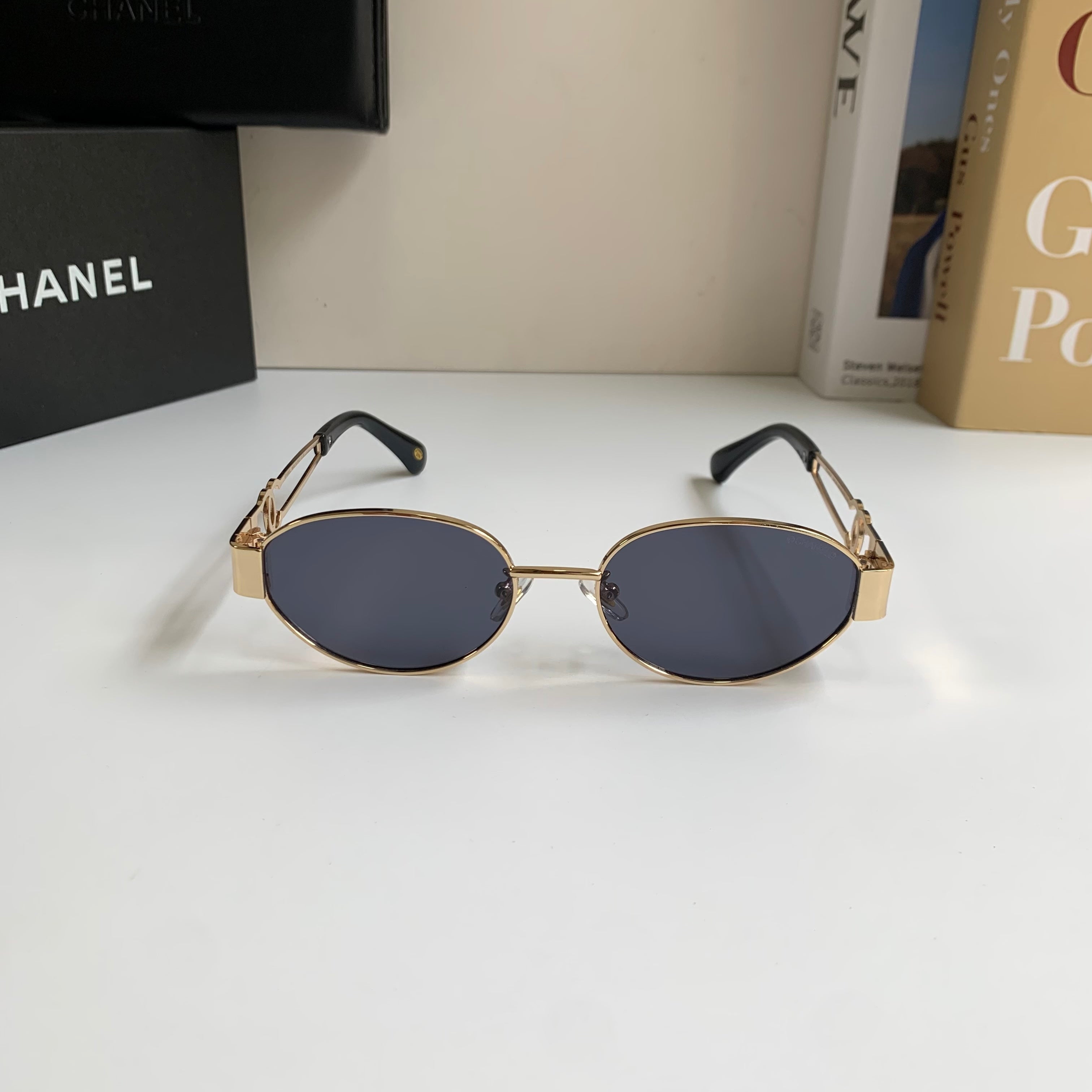 Chanel Metal Fashion Silver Lens Sunglasses for Men & Women - 398487 - detail image 5