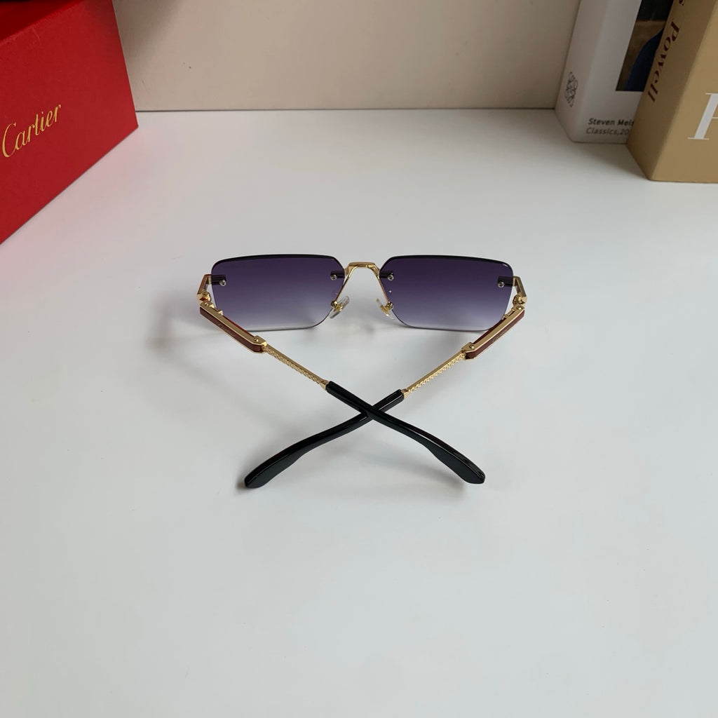 Cartier Square Silver Lens Sunglasses for Men & Women - 487210 - detail image 6