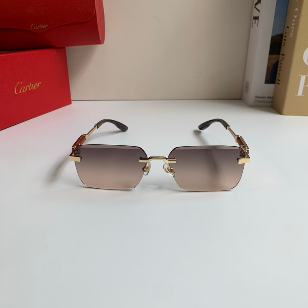 Cartier Square Silver Lens Sunglasses for Men & Women - 487214 - detail image 3