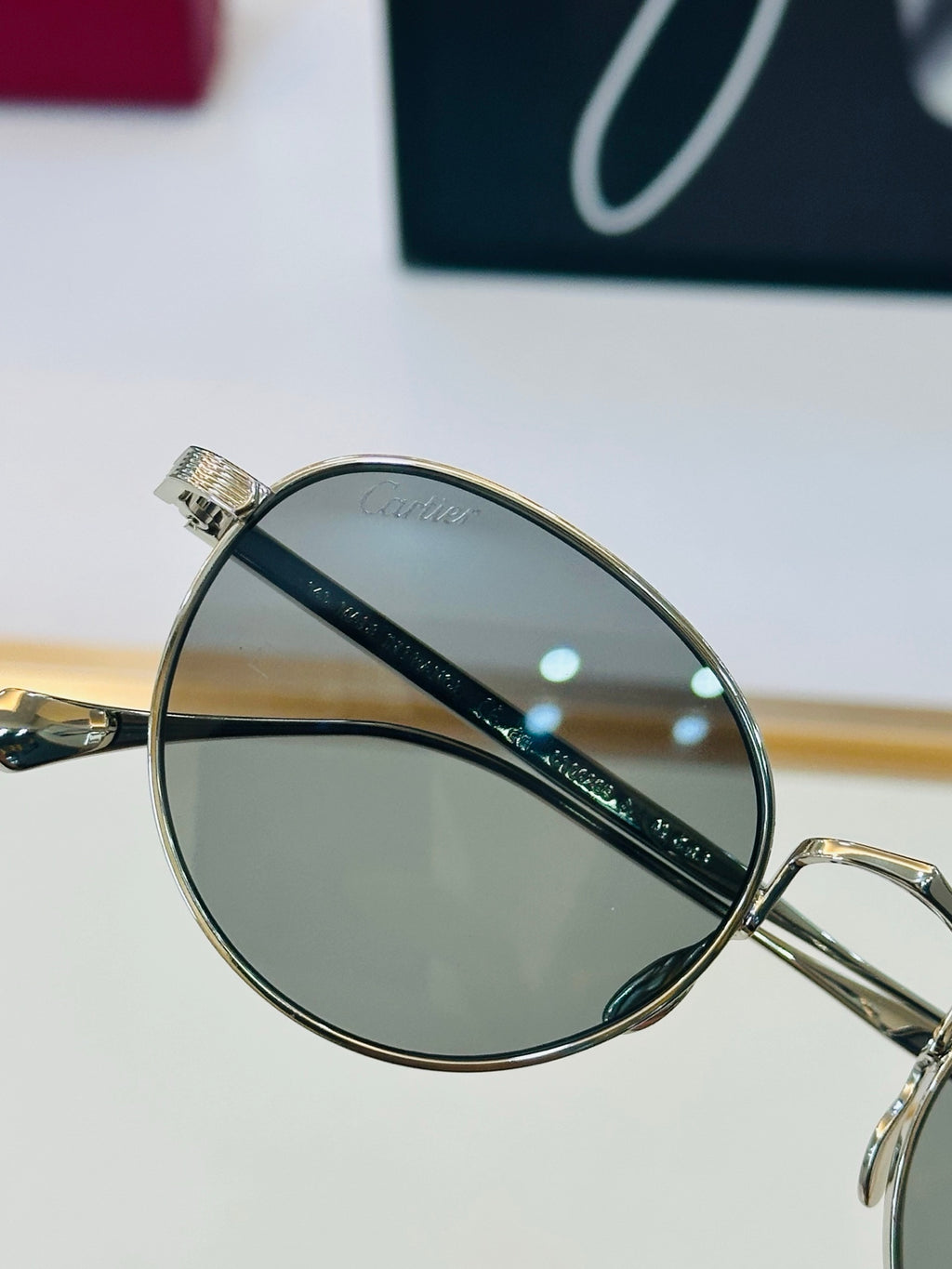 Cartier CT0626S Fashion Gold Lens Sunglasses for Men & Women - detail image 6