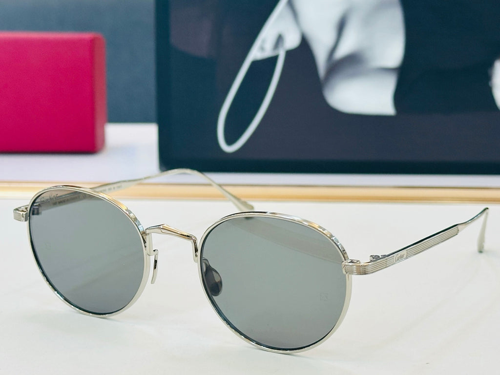 Cartier CT0626S Fashion Gold Lens Sunglasses for Men & Women - detail image 2