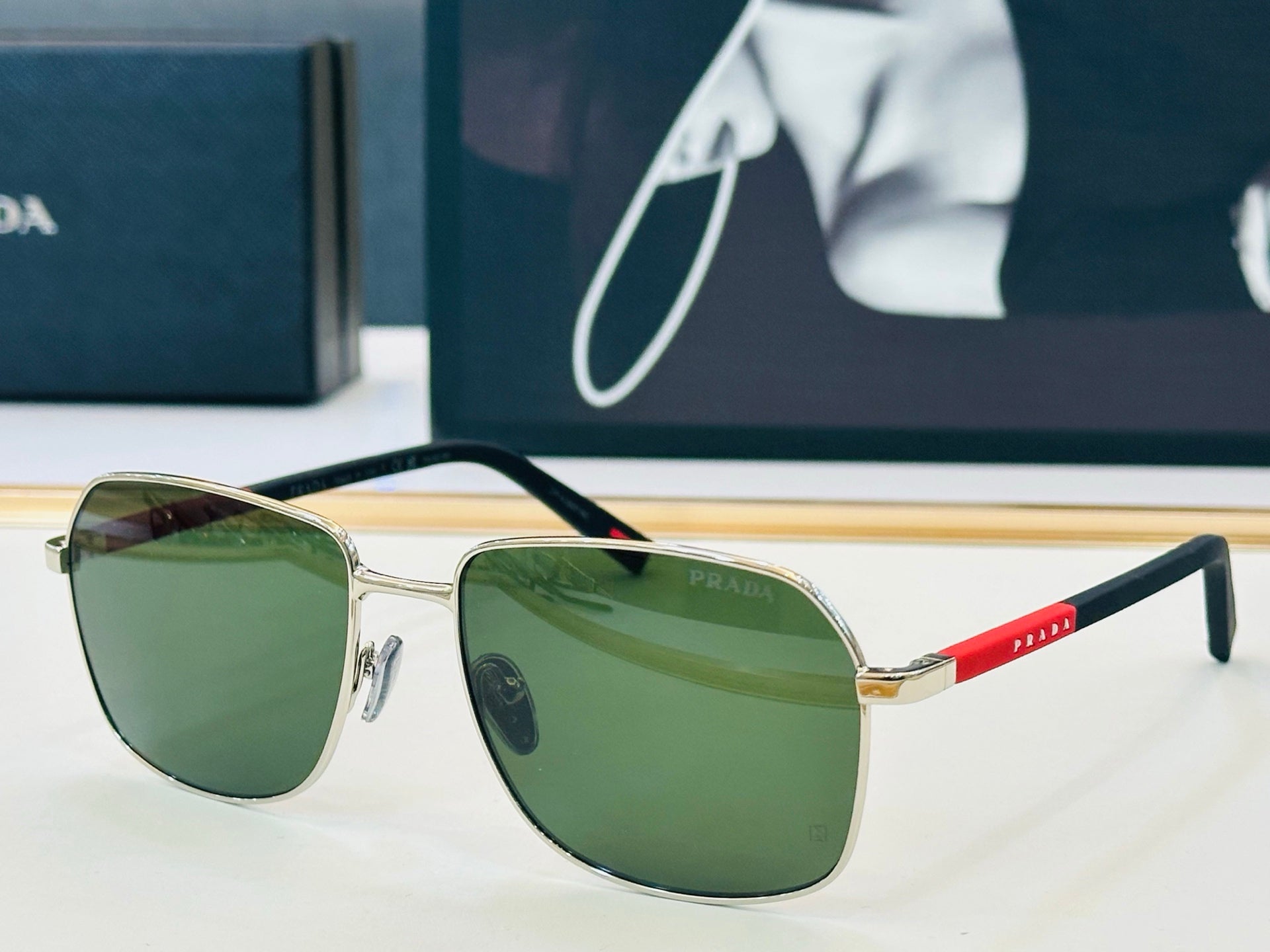 Prada Fashion Blue Lens Sunglasses for Men & Women - 415684 - detail image 5