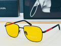 Prada Fashion Blue Lens Sunglasses for Men & Women - 415684