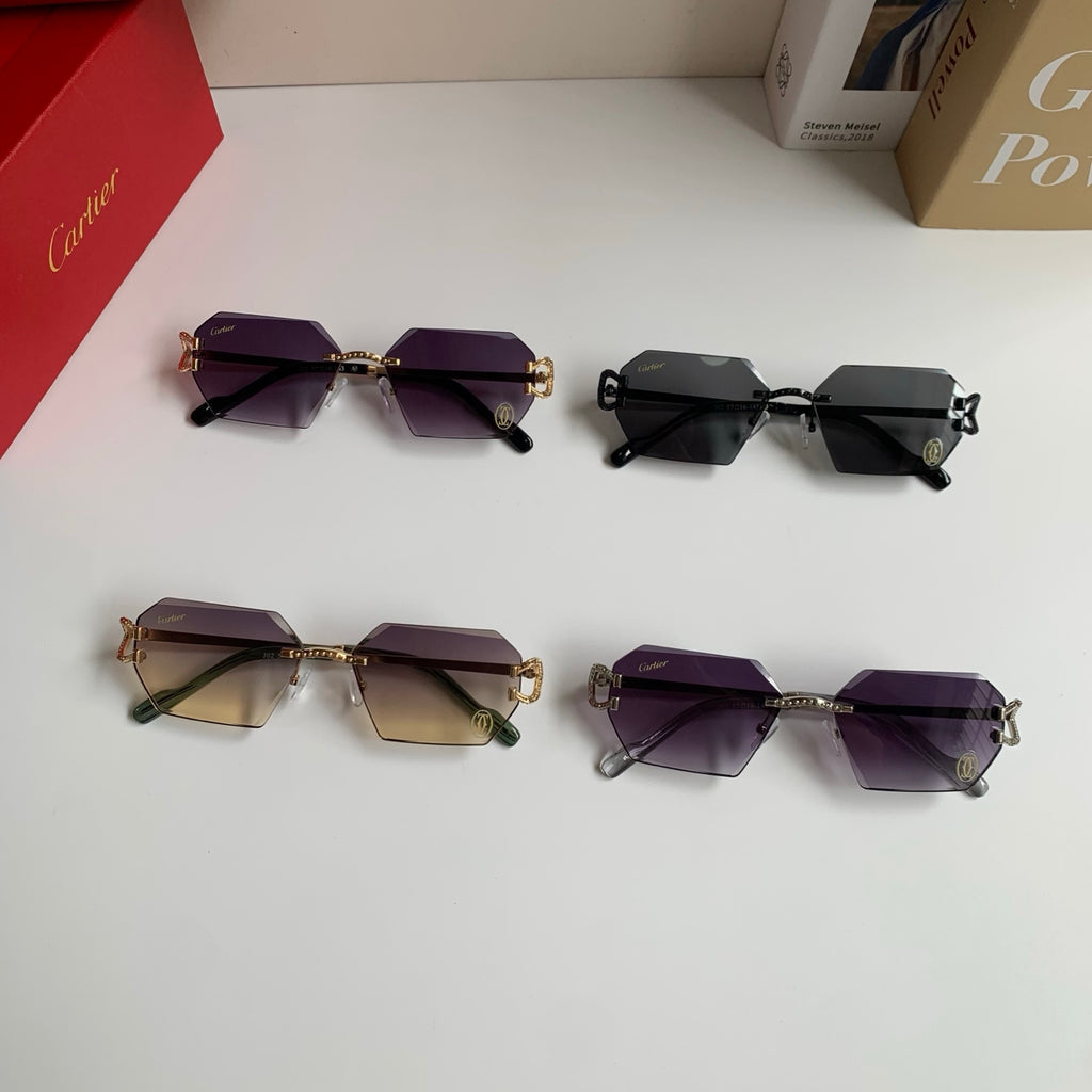 Cartier Square Silver Lens Sunglasses for Men & Women - 415984 - detail image 9