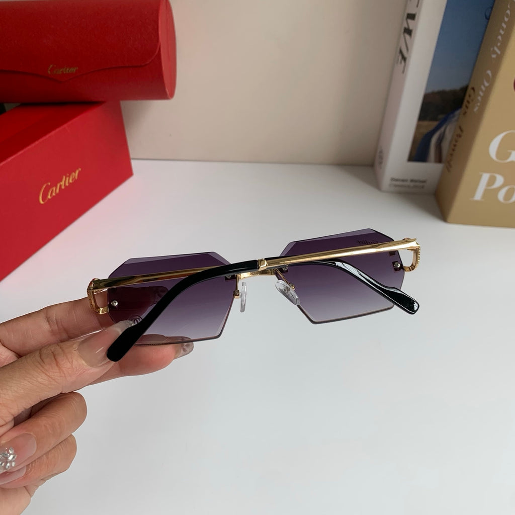 Cartier Square Silver Lens Sunglasses for Men & Women - 415983 - detail image 6
