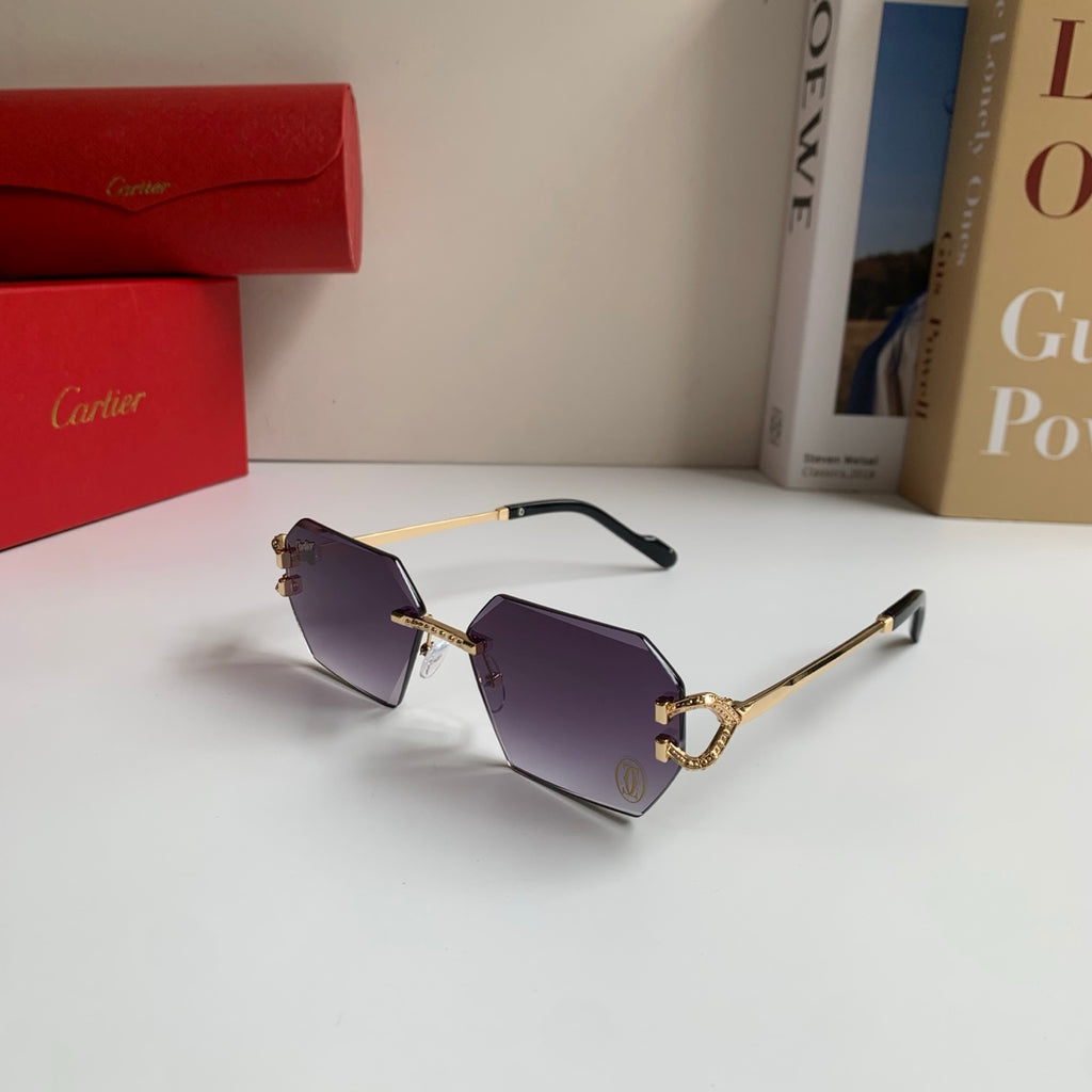 Cartier Square Silver Lens Sunglasses for Men & Women - 415983 - detail image 2