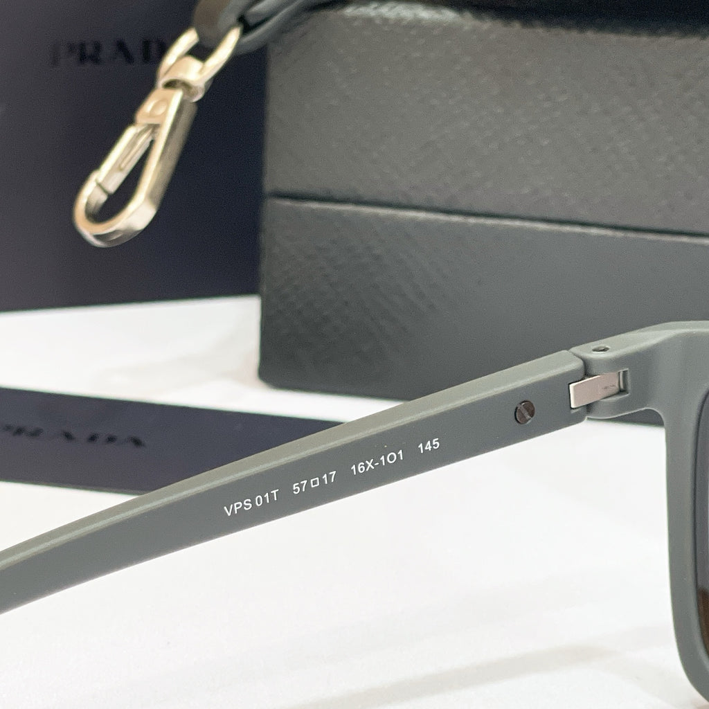 Prada VPS Fashion Black Lens Sunglasses for Men & Women - detail image 4