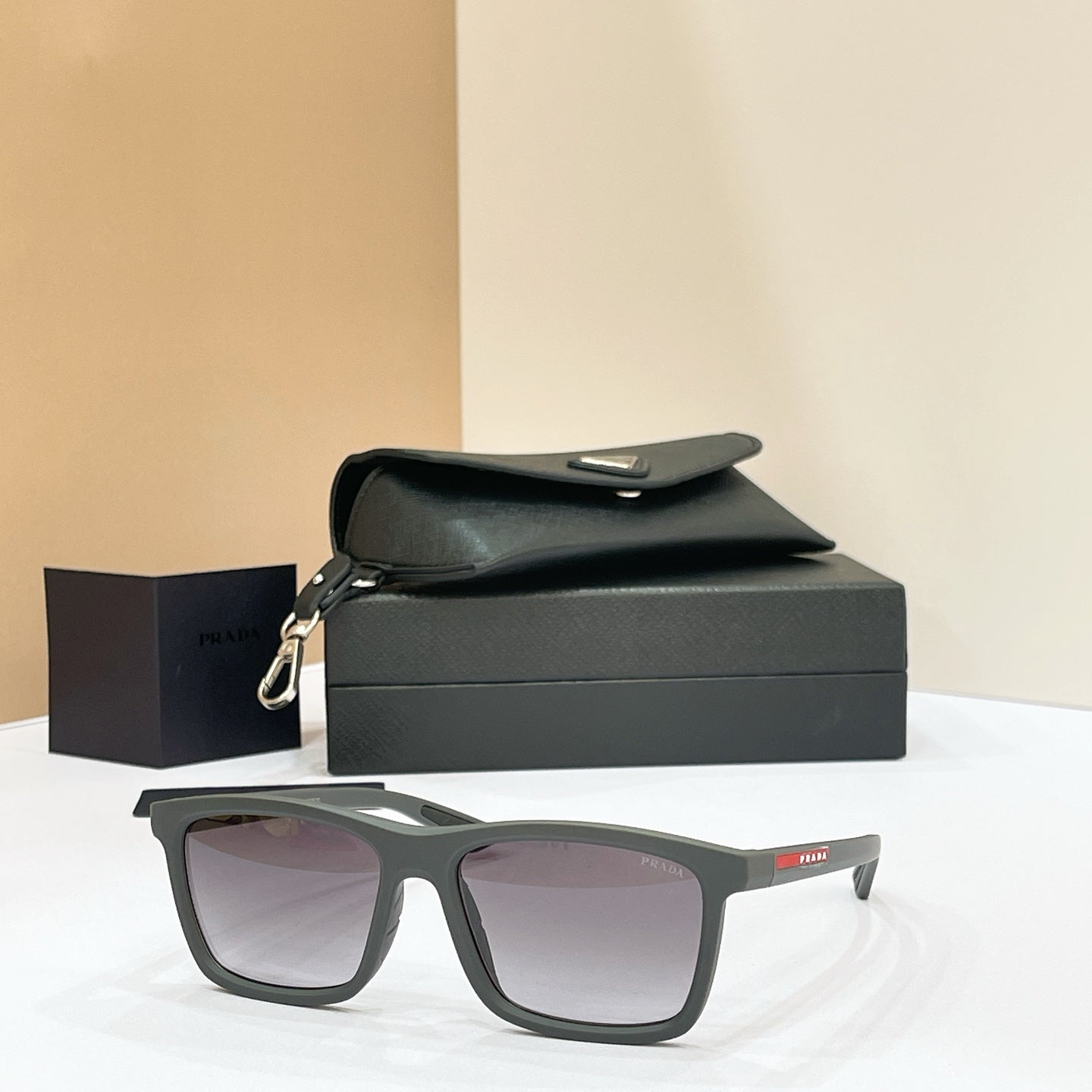 Prada VPS Fashion Black Lens Sunglasses for Men & Women