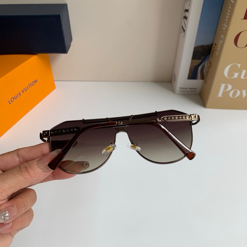 Louis Vuitton Metal Square Silver Lens Sunglasses for Men & Women - 414878 - detail image 5