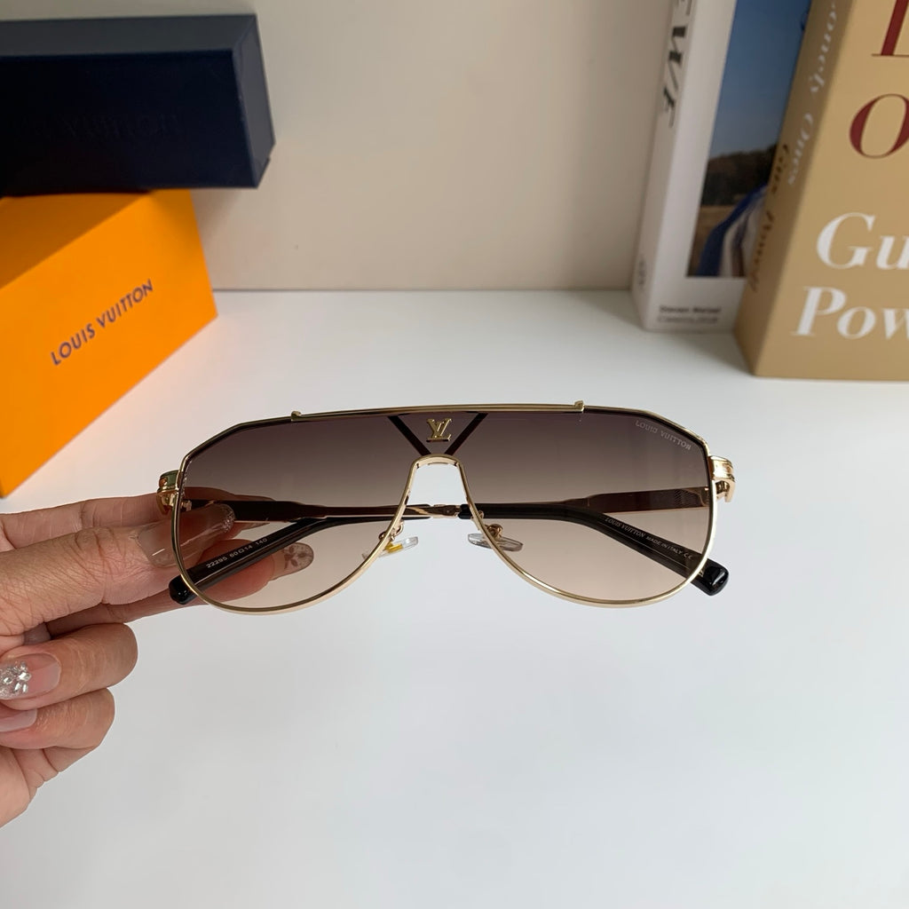Louis Vuitton Metal Square Silver Lens Sunglasses for Men & Women - 414881 - detail image 3