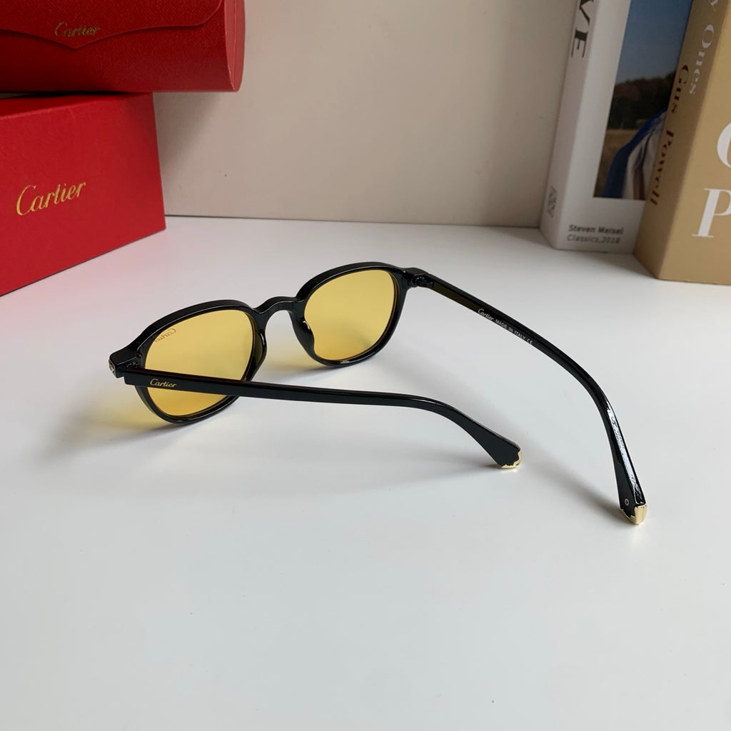Cartier Square Gold Lens Sunglasses for Men & Women - 415819 - detail image 7