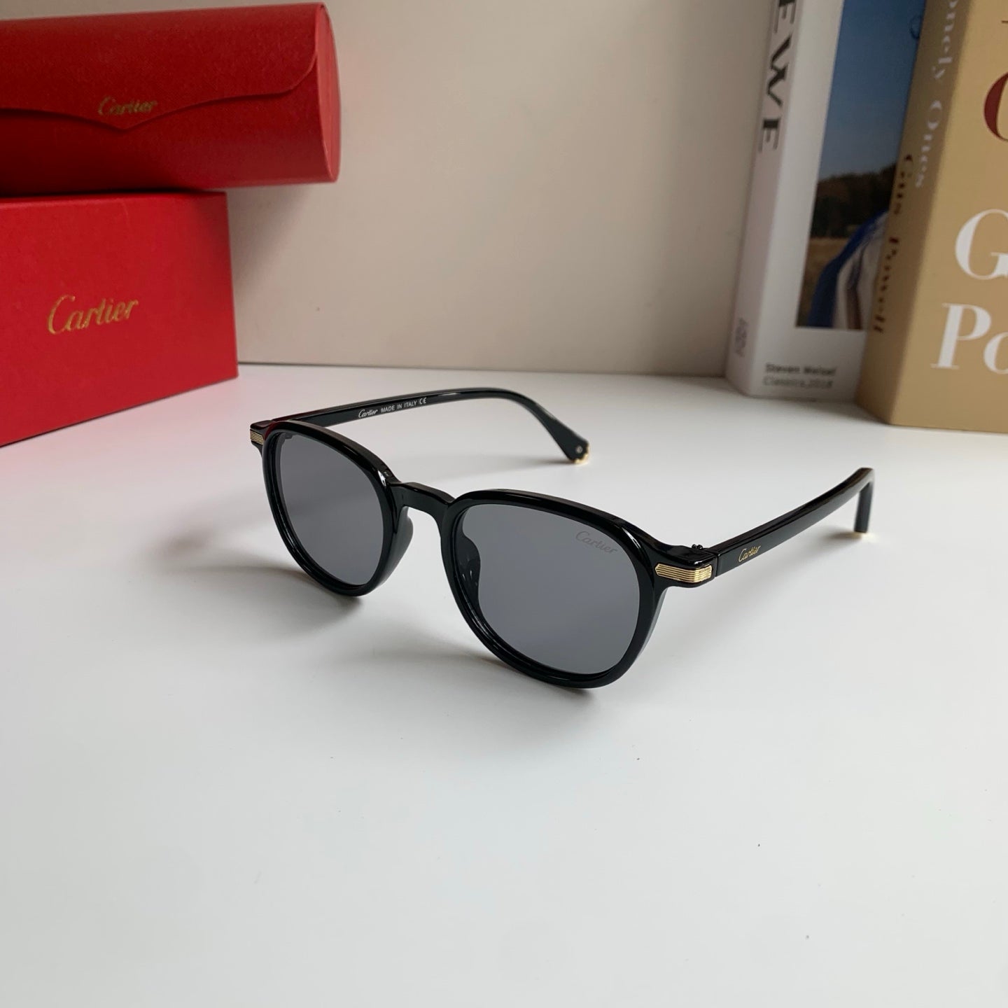 Cartier Square Silver Lens Sunglasses for Men & Women - 415820 - detail image 2