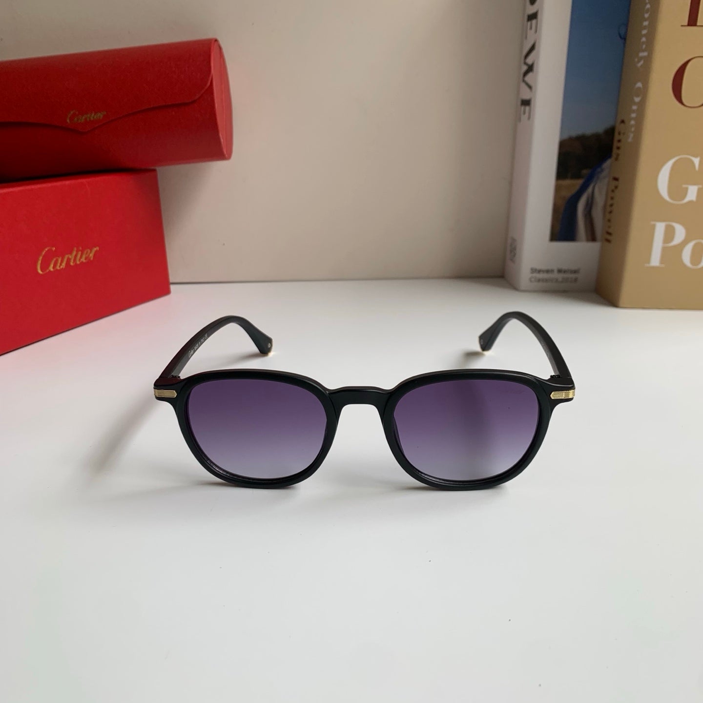 Cartier Square Silver Lens Sunglasses for Men & Women - 415821 - detail image 5