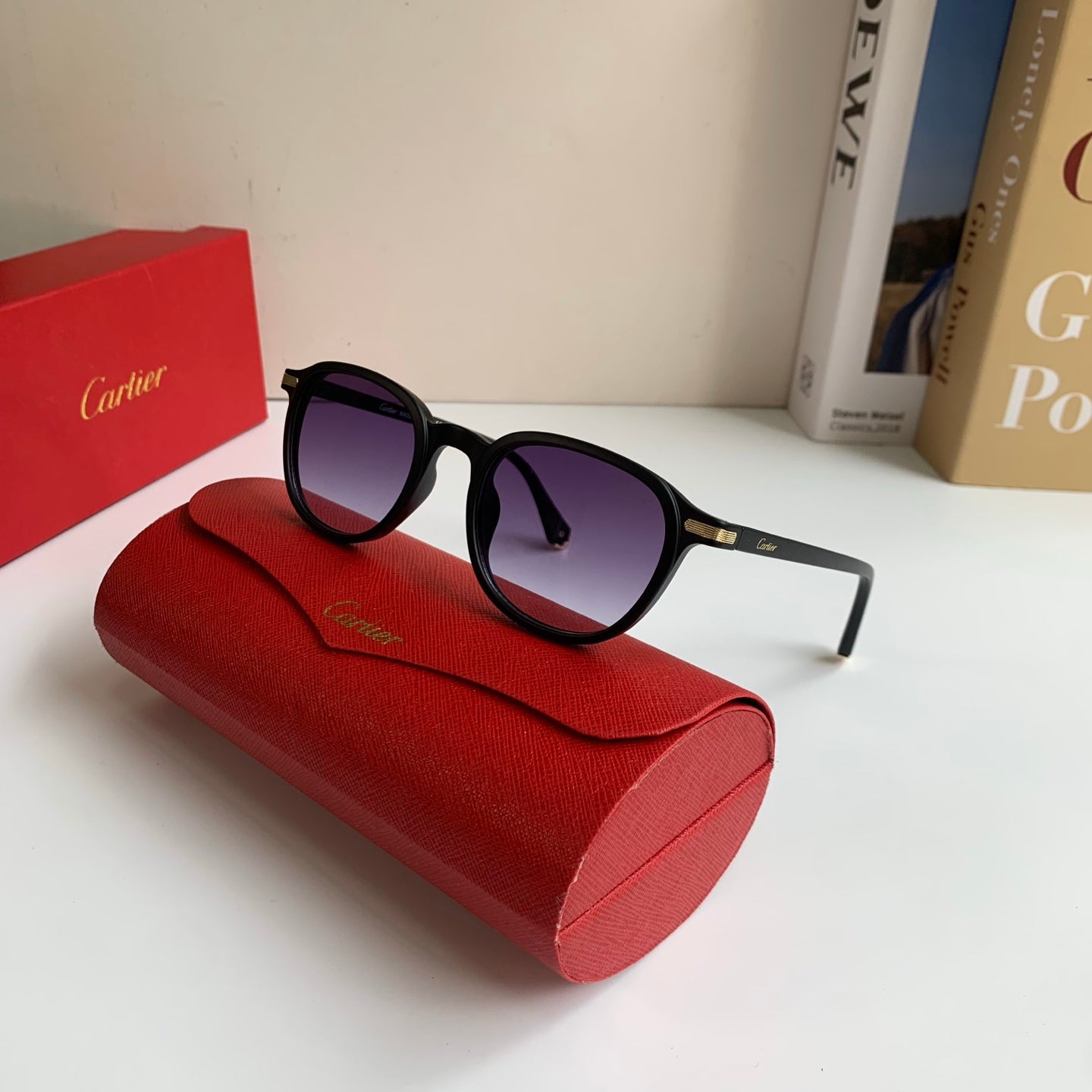Cartier Square Silver Lens Sunglasses for Men & Women - 415821 - detail image 4