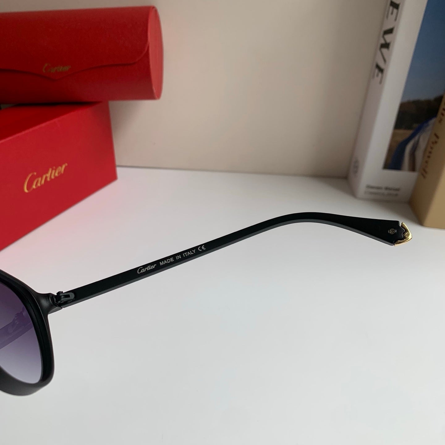 Cartier Square Silver Lens Sunglasses for Men & Women - 415821 - detail image 6