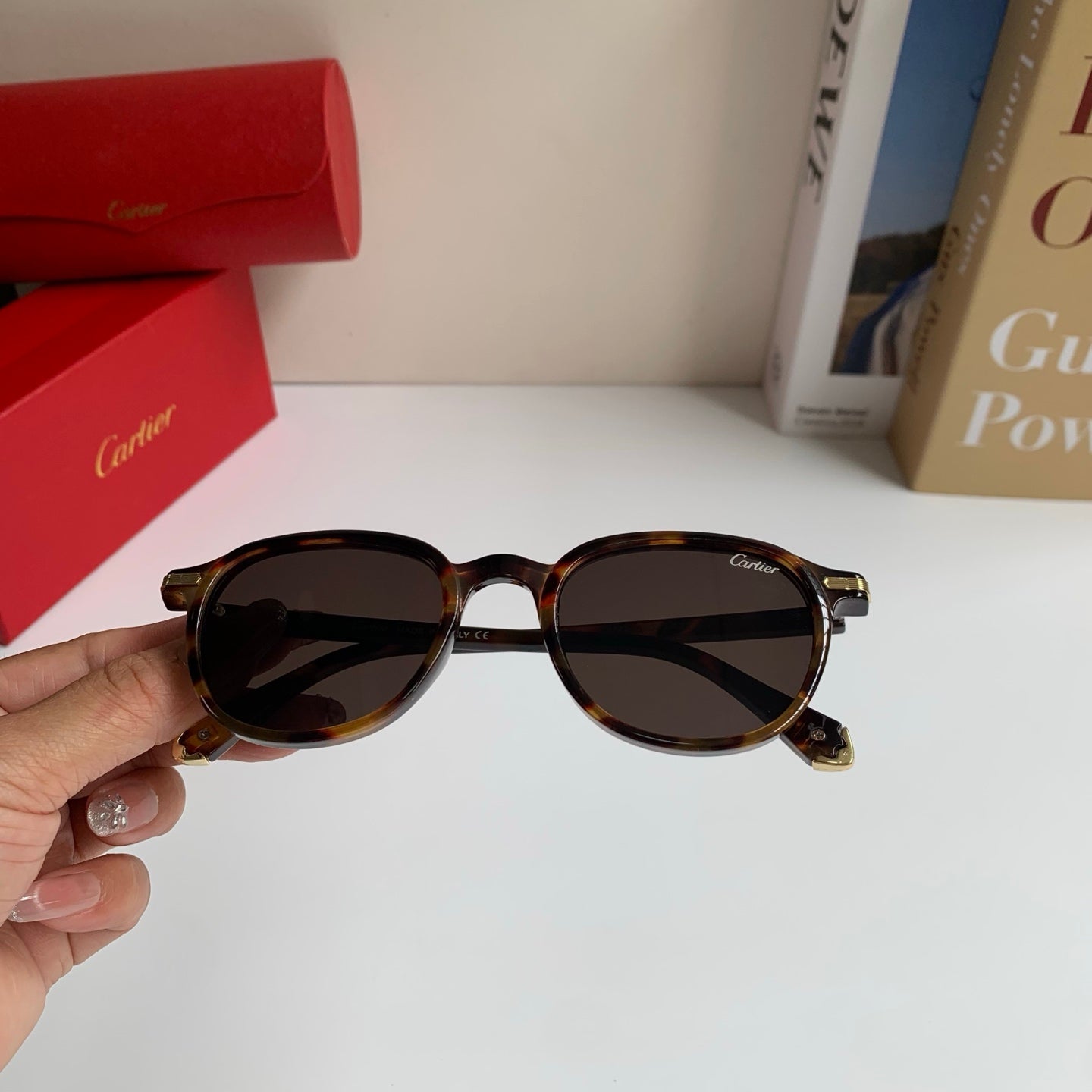 Cartier Square Silver Lens Sunglasses for Men & Women - 415822 - detail image 3