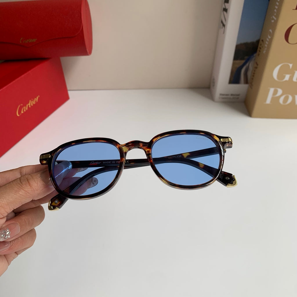 Cartier Square Blue Lens Sunglasses for Men & Women - 415823 - detail image 4