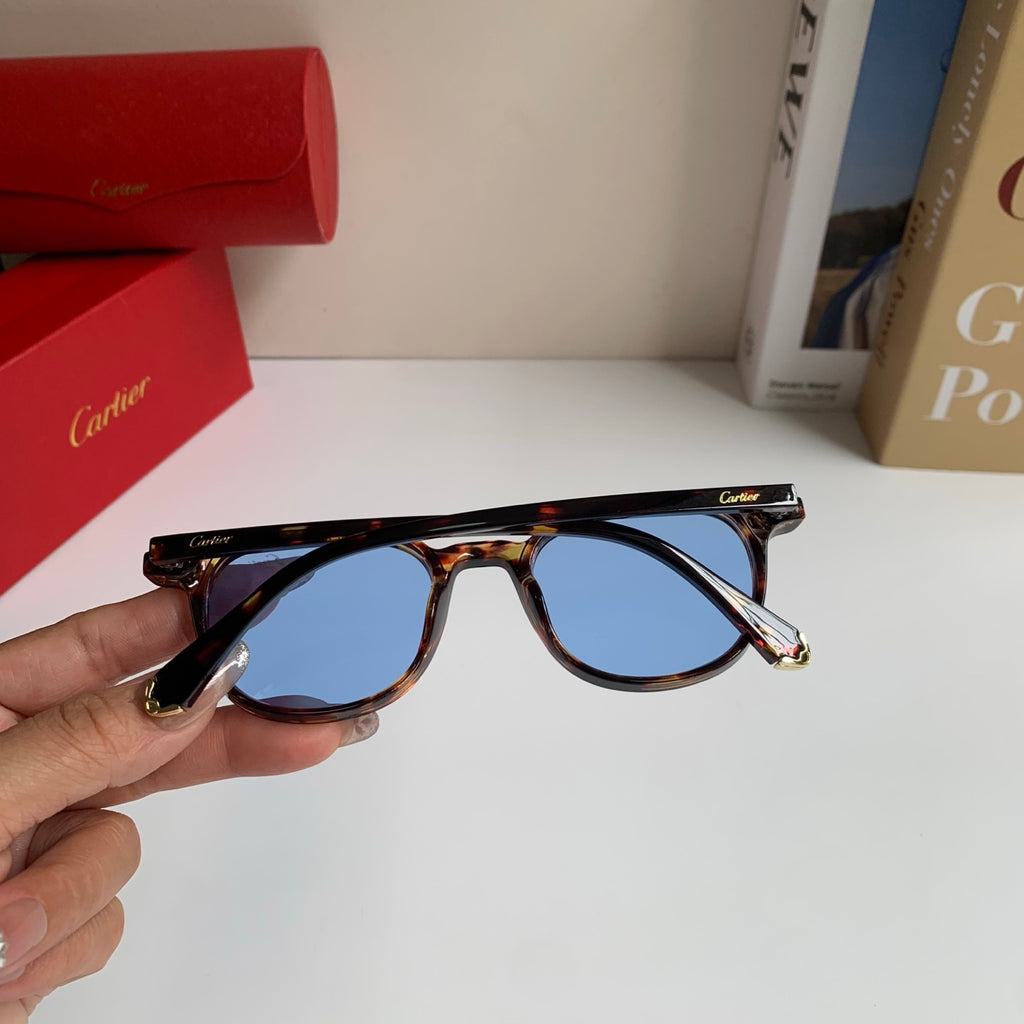 Cartier Square Blue Lens Sunglasses for Men & Women - 415823 - detail image 6