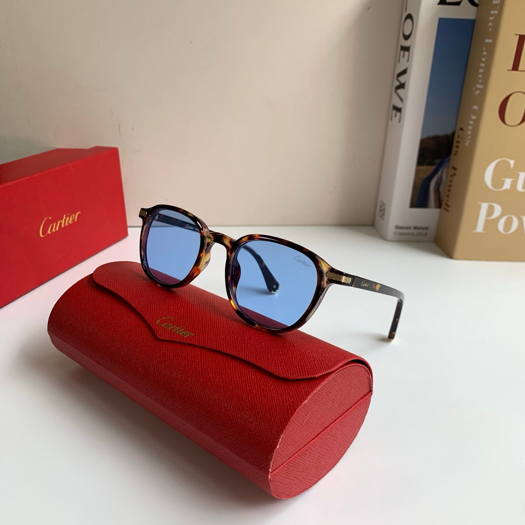 Cartier Square Blue Lens Sunglasses for Men & Women - 415823 - detail image 5