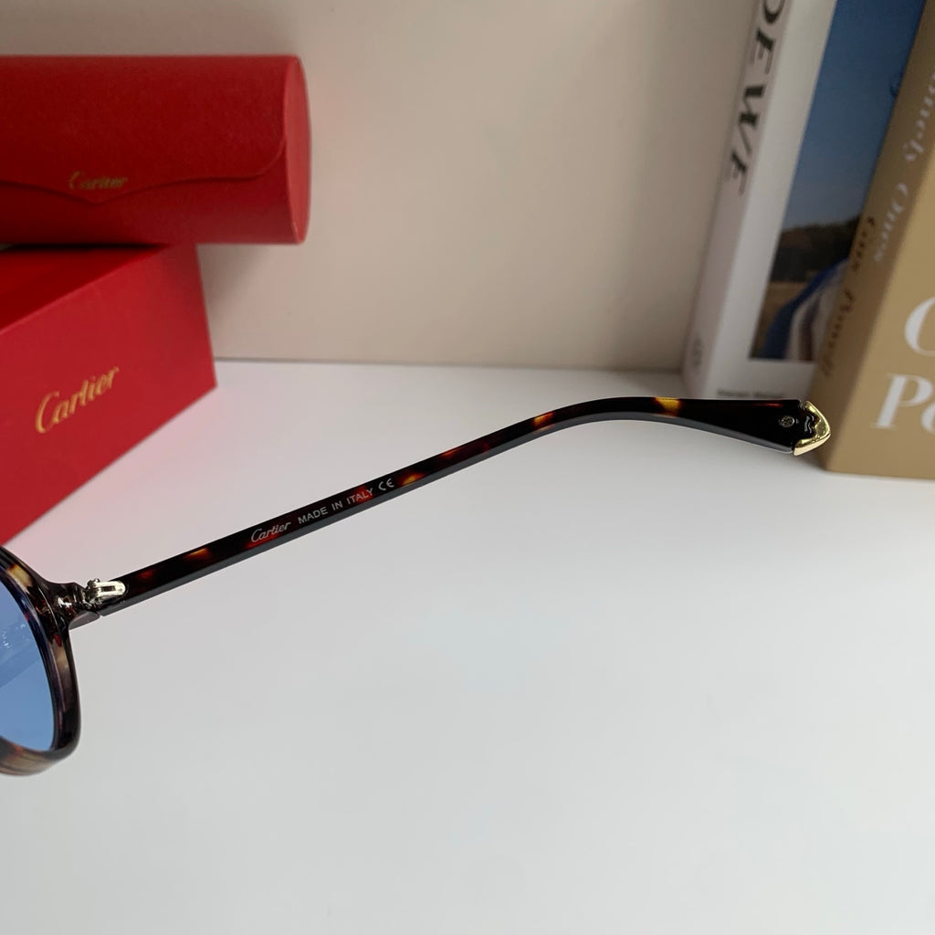 Cartier Square Blue Lens Sunglasses for Men & Women - 415823 - detail image 7