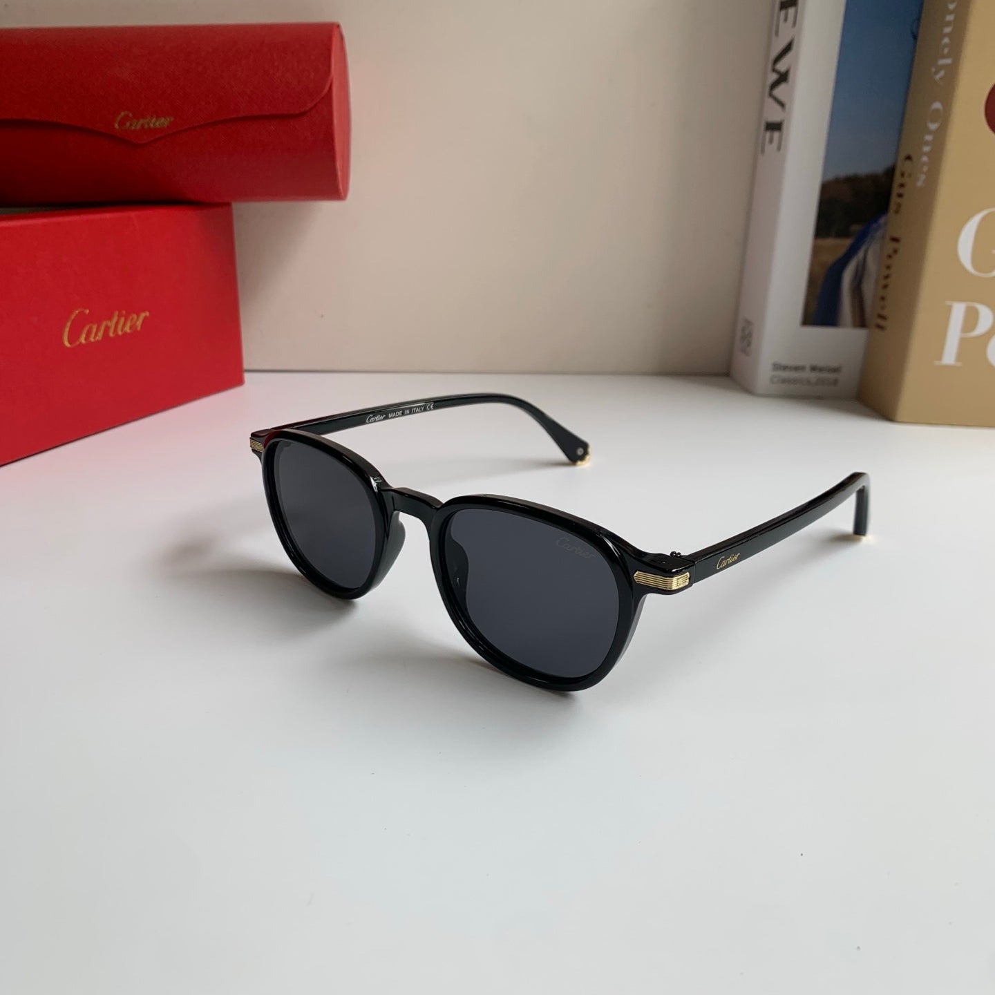 Cartier Square Silver Lens Sunglasses for Men & Women - 415824 - detail image 2