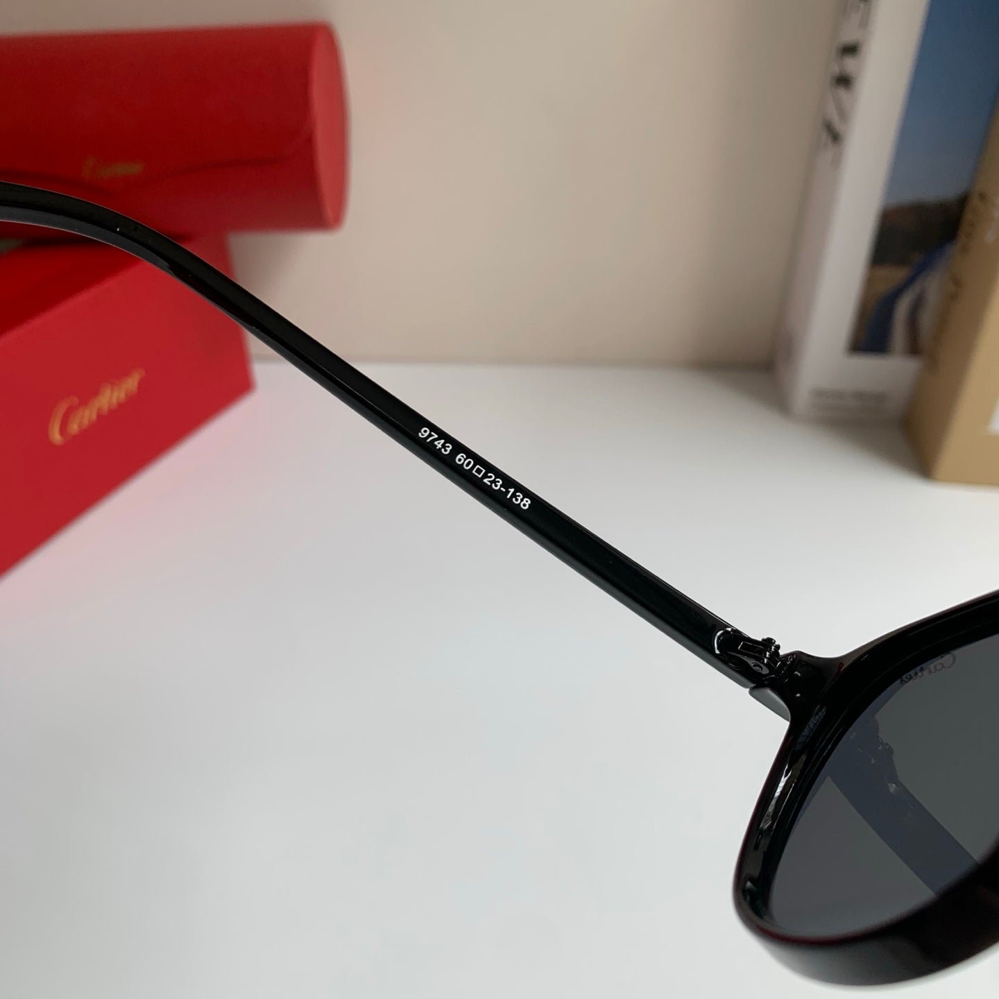 Cartier Square Silver Lens Sunglasses for Men & Women - 415824 - detail image 7
