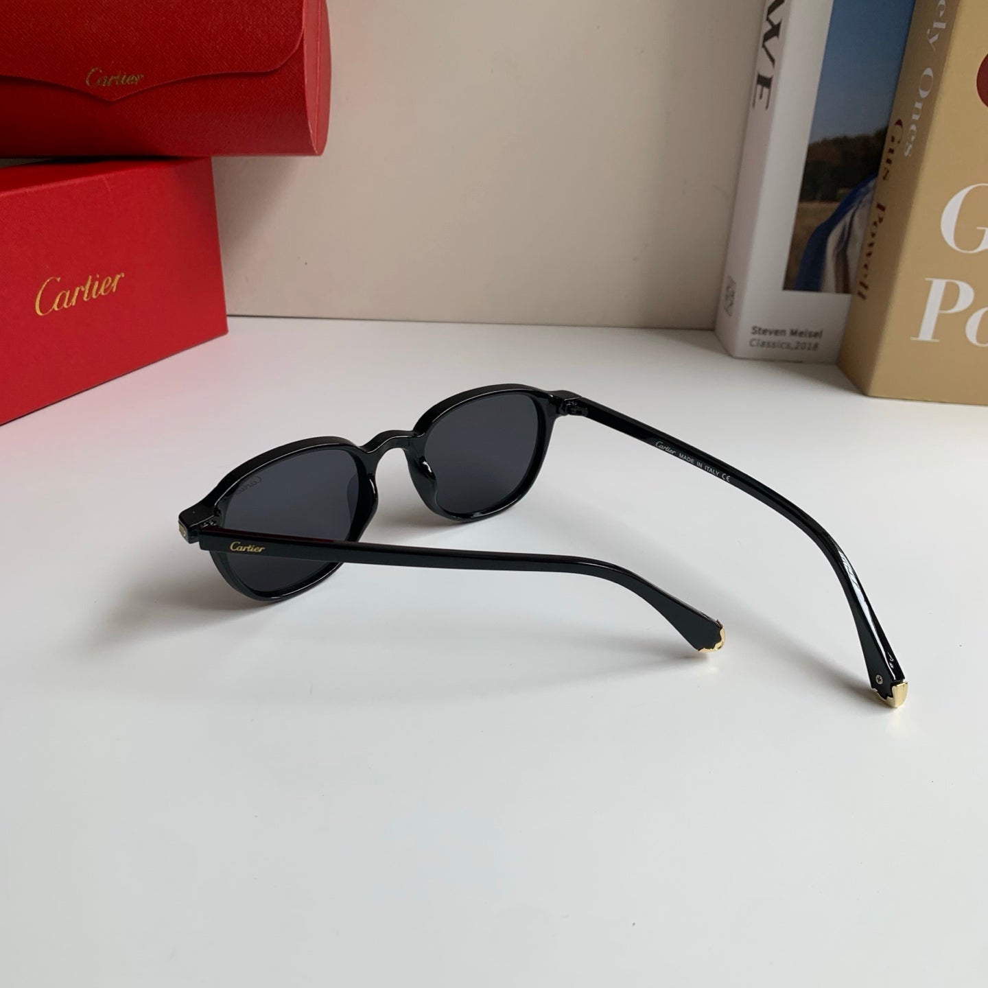Cartier Square Silver Lens Sunglasses for Men & Women - 415824 - detail image 8