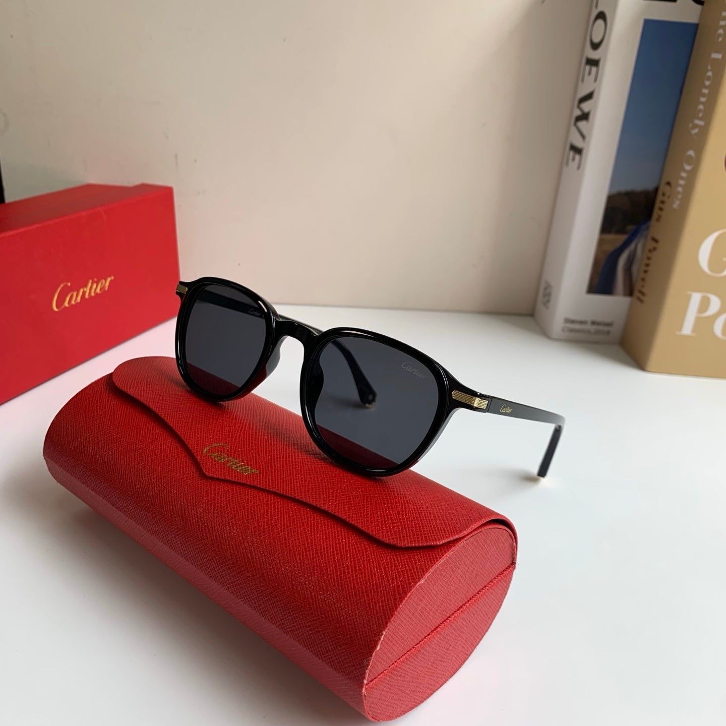 Cartier Square Silver Lens Sunglasses for Men & Women - 415824 - detail image 5