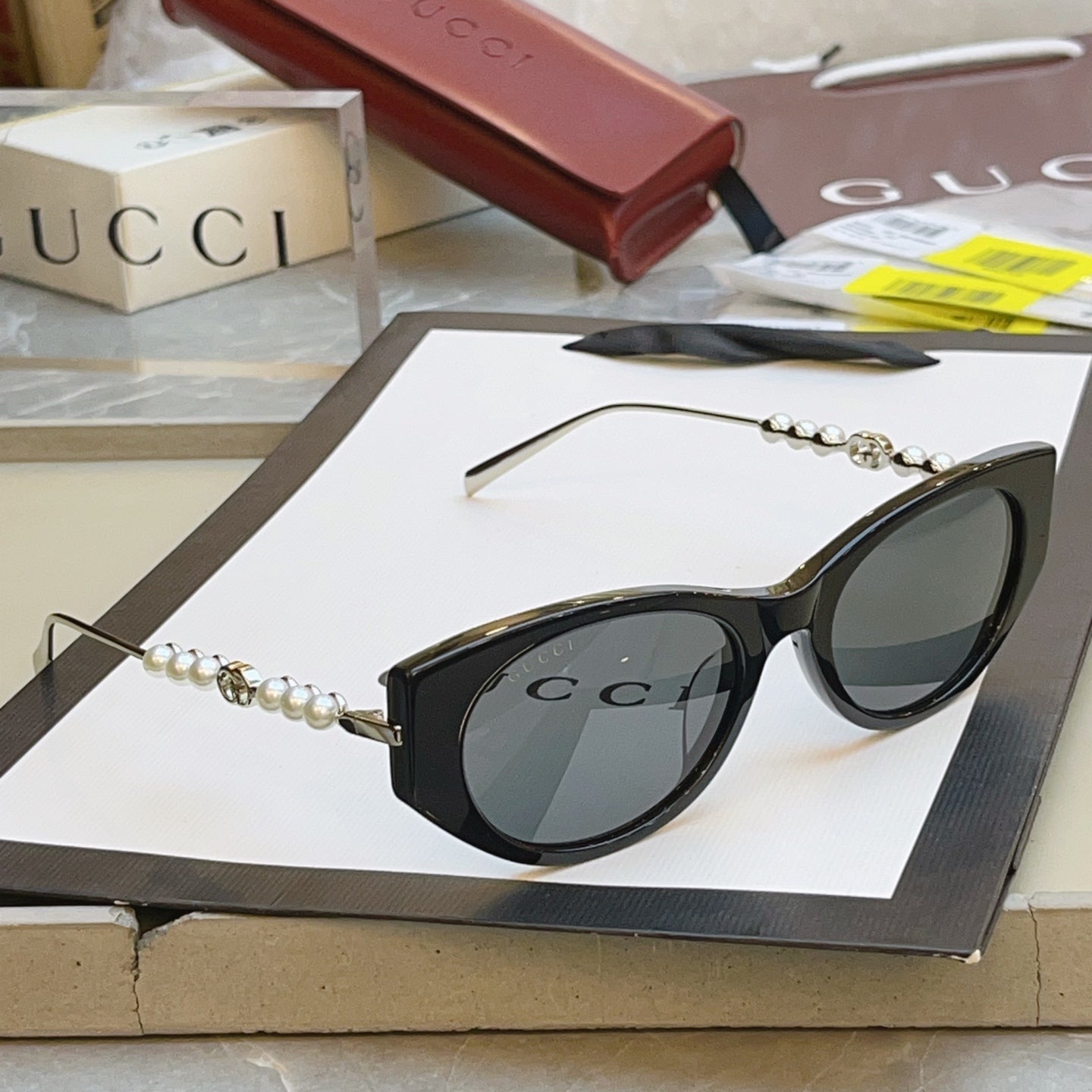 Gucci GG1970SA Fashion Brown Lens Sunglasses for Men & Women - detail image 5