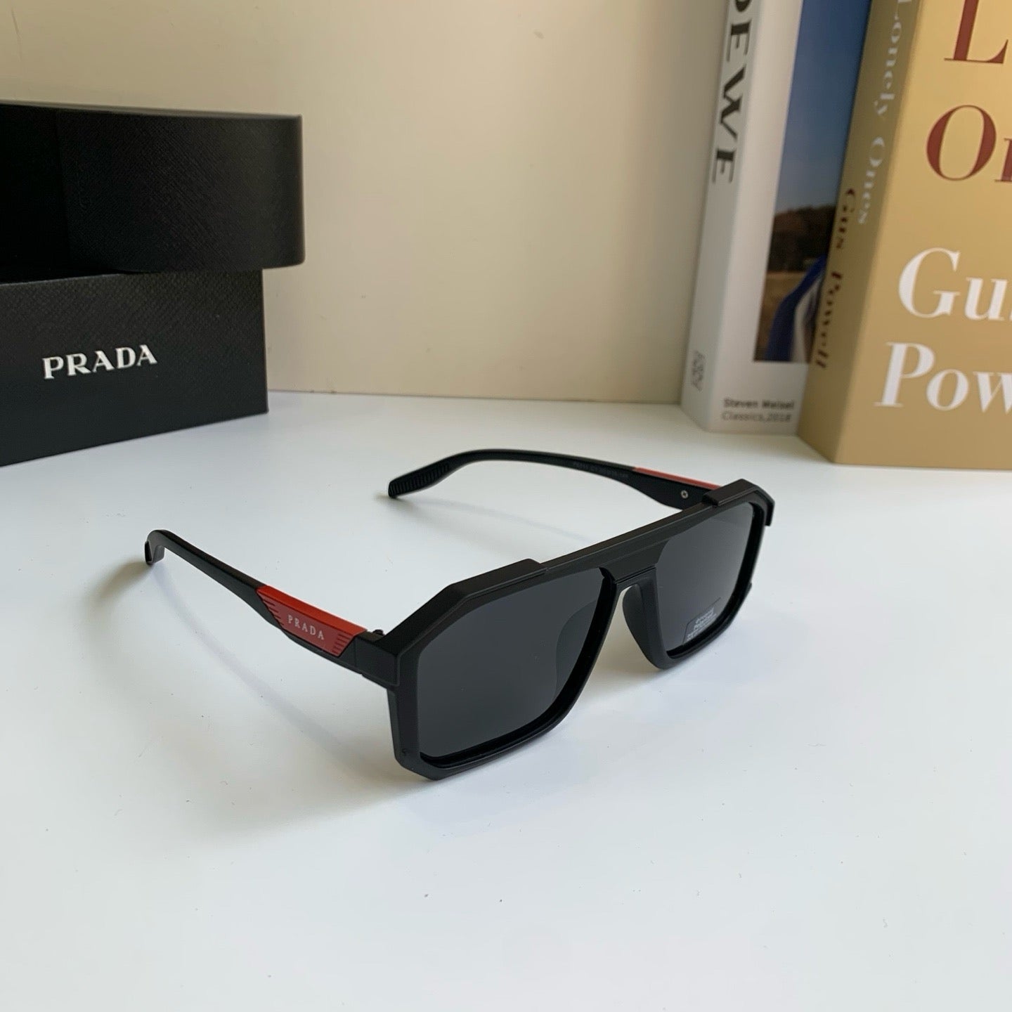 Prada Fashion Silver Lens Sunglasses for Men & Women - 449425