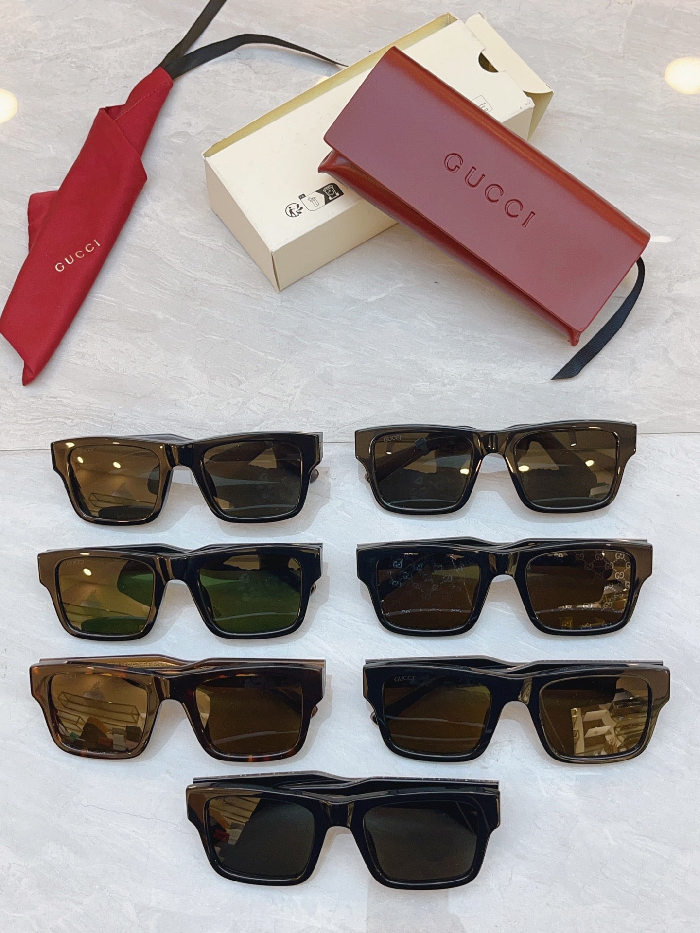 Gucci GG2072SA Fashion Black Lens Sunglasses for Men & Women