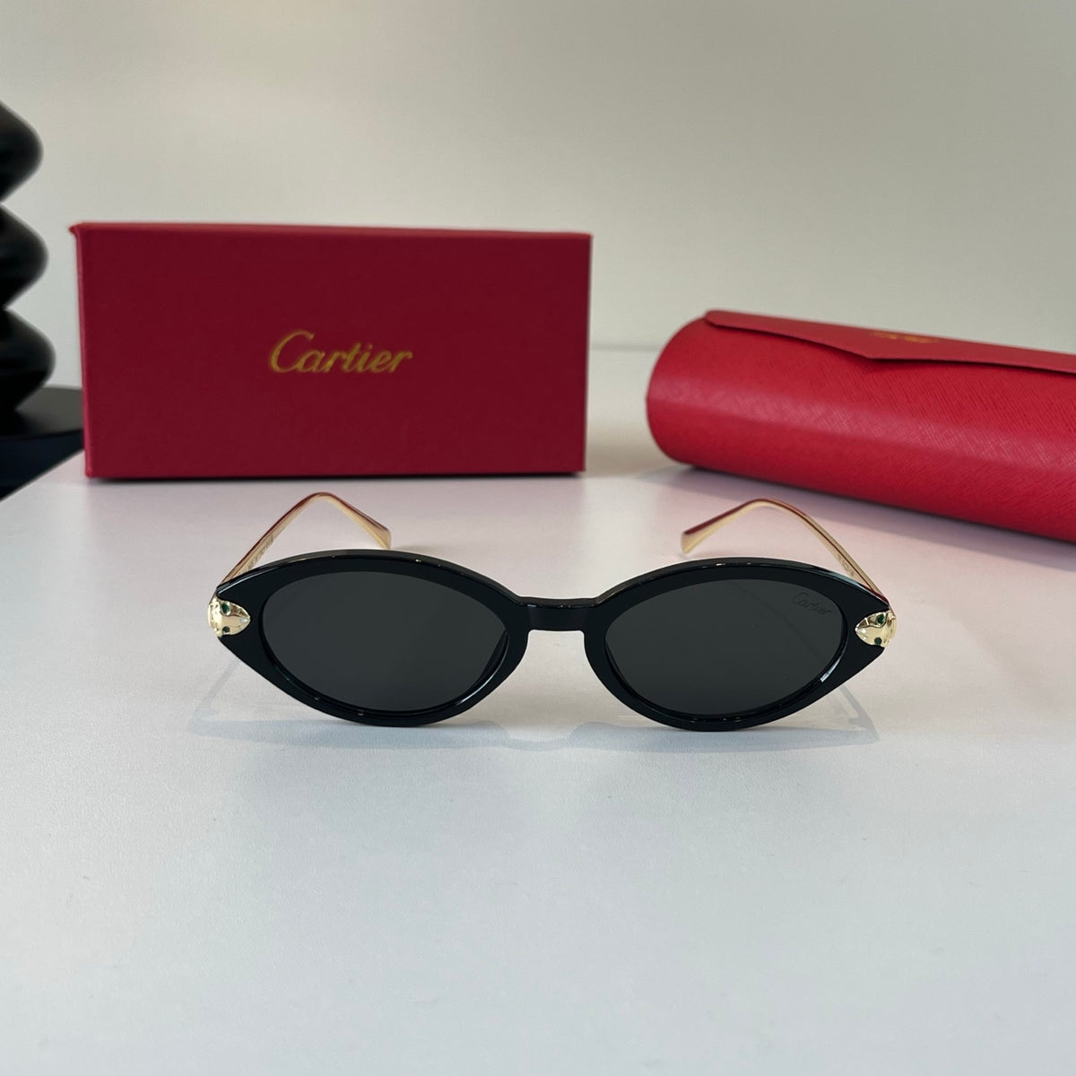 Cartier Lightweight Metal Rimless Silver Lens Sunglasses for Men & Wo - 465848 - detail image 2