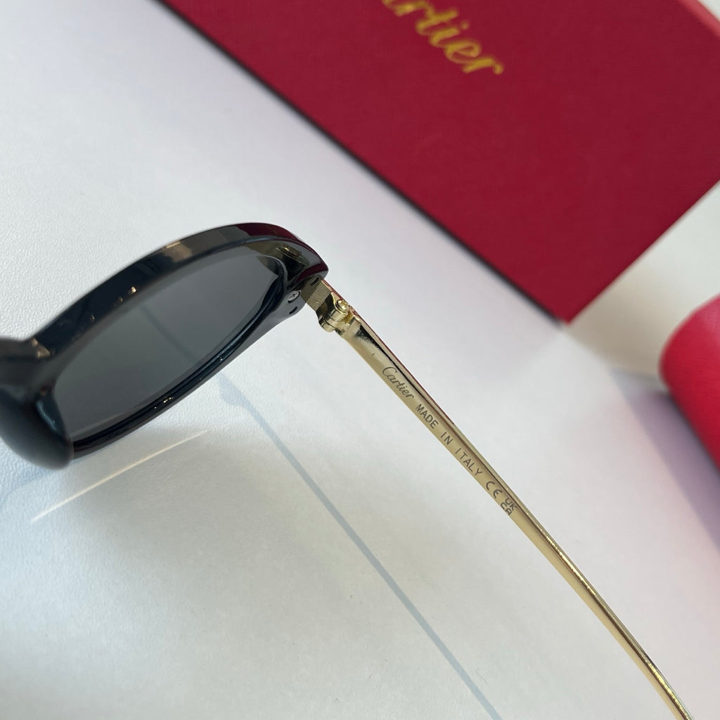 Cartier Lightweight Metal Rimless Silver Lens Sunglasses for Men & Wo - 487273 - detail image 10
