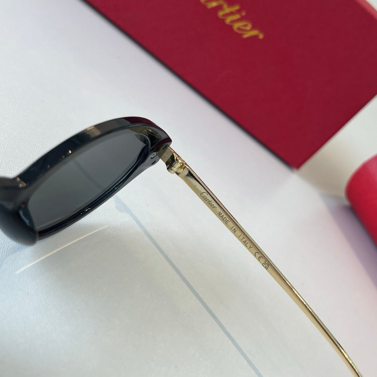 Cartier Lightweight Metal Rimless Silver Lens Sunglasses for Men & Wo - 465864 - detail image 10