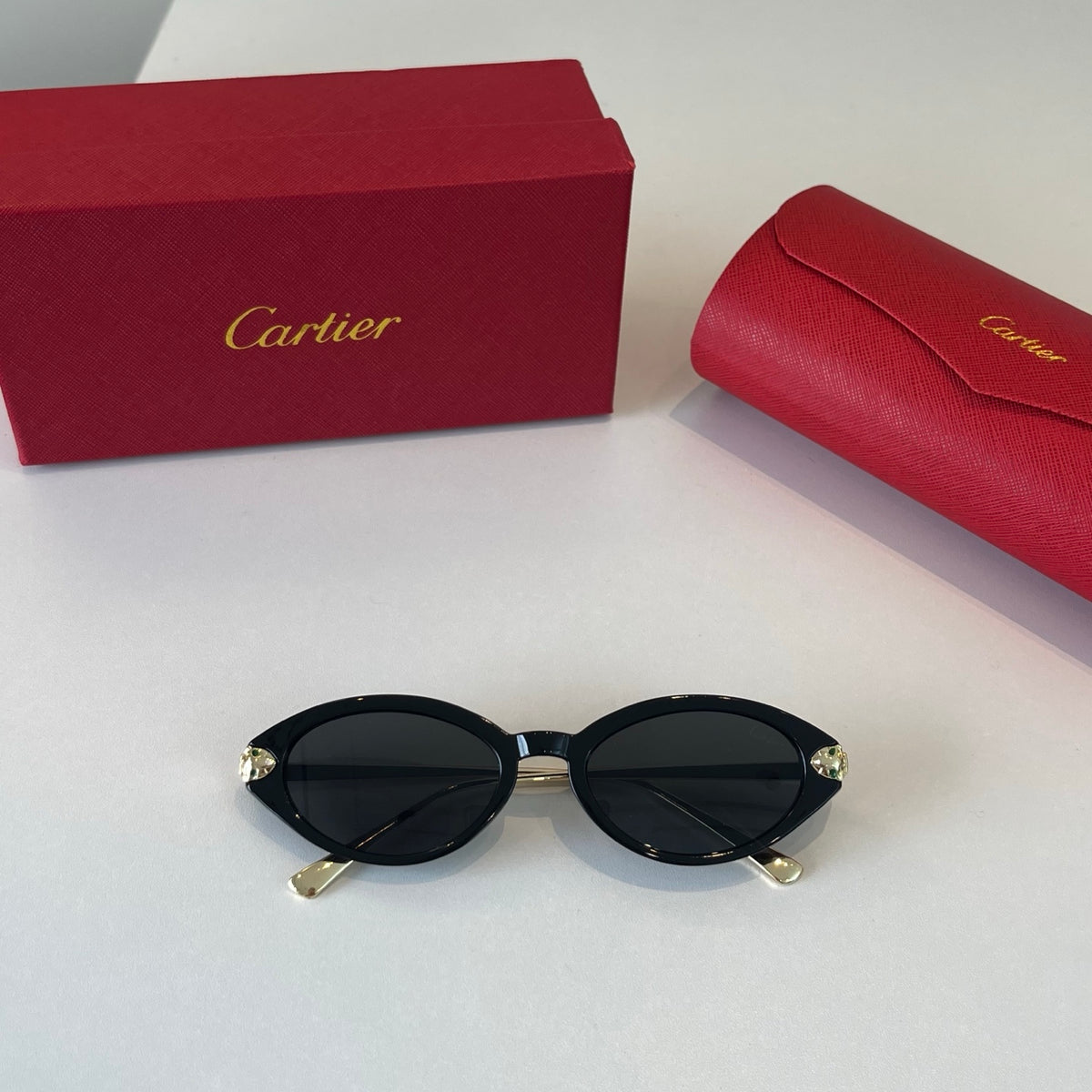 Cartier Lightweight Metal Rimless Silver Lens Sunglasses for Men & Wo - 465864 - detail image 4