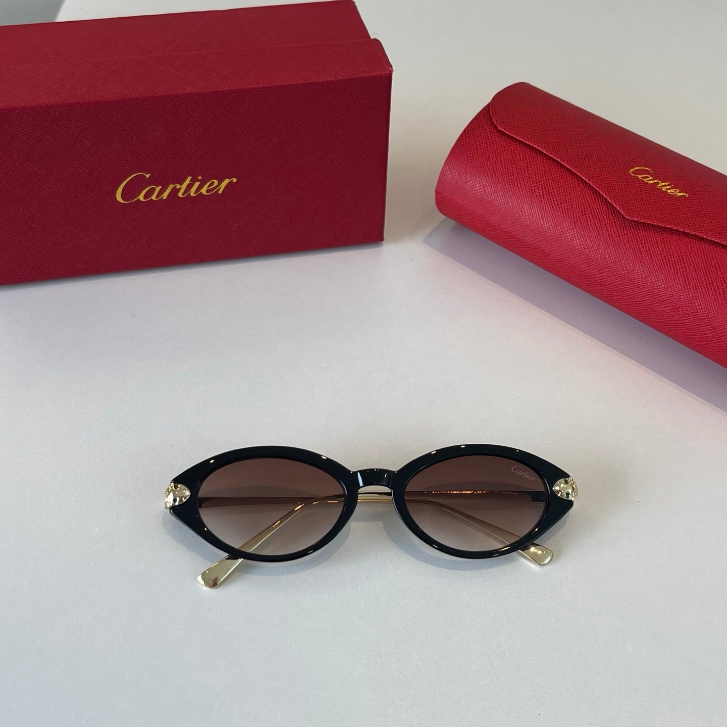 Cartier Lightweight Metal Rimless Silver Lens Sunglasses for Men & Wo - 465865 - detail image 4
