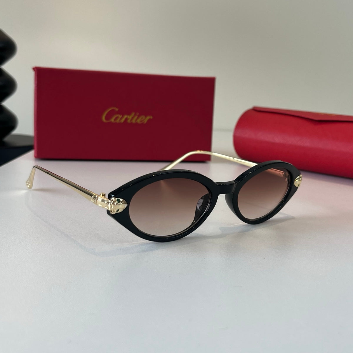 Cartier Lightweight Metal Rimless Silver Lens Sunglasses for Men & Wo - 487274