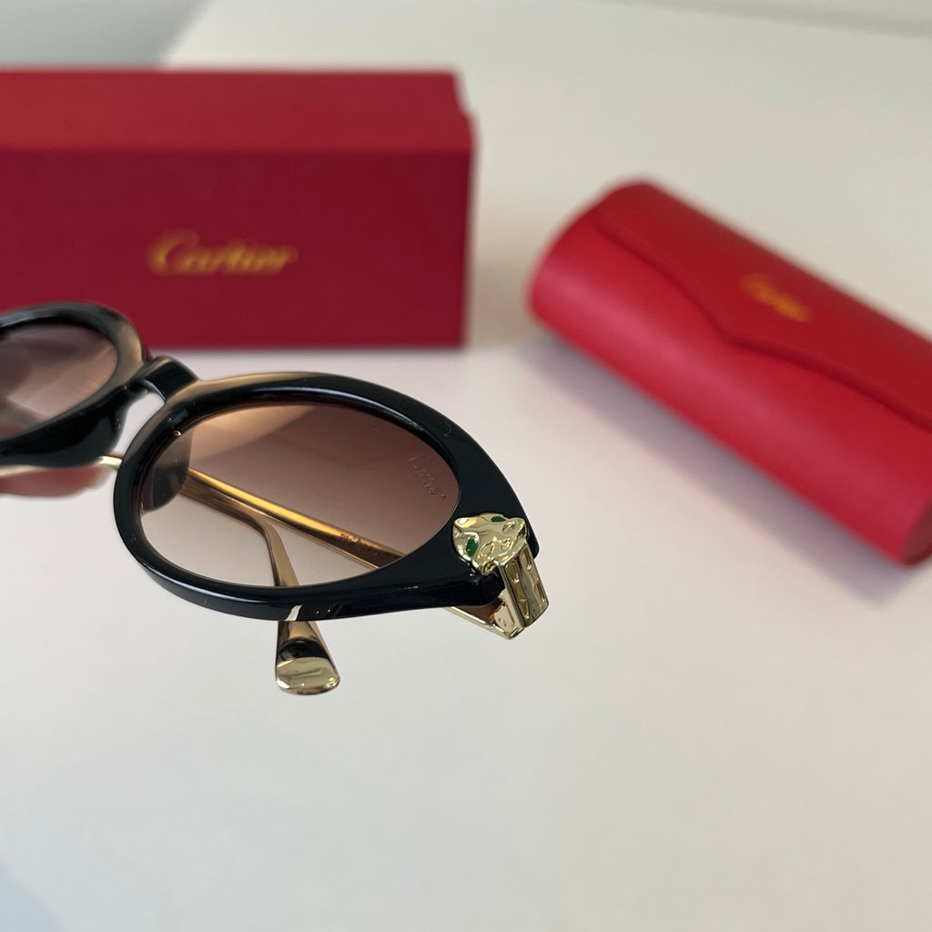 Cartier Lightweight Metal Rimless Silver Lens Sunglasses for Men & Wo - 465849 - detail image 5