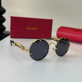 Cartier Lightweight Metal Rimless Silver Lens Sunglasses for Men & Wo - 465851