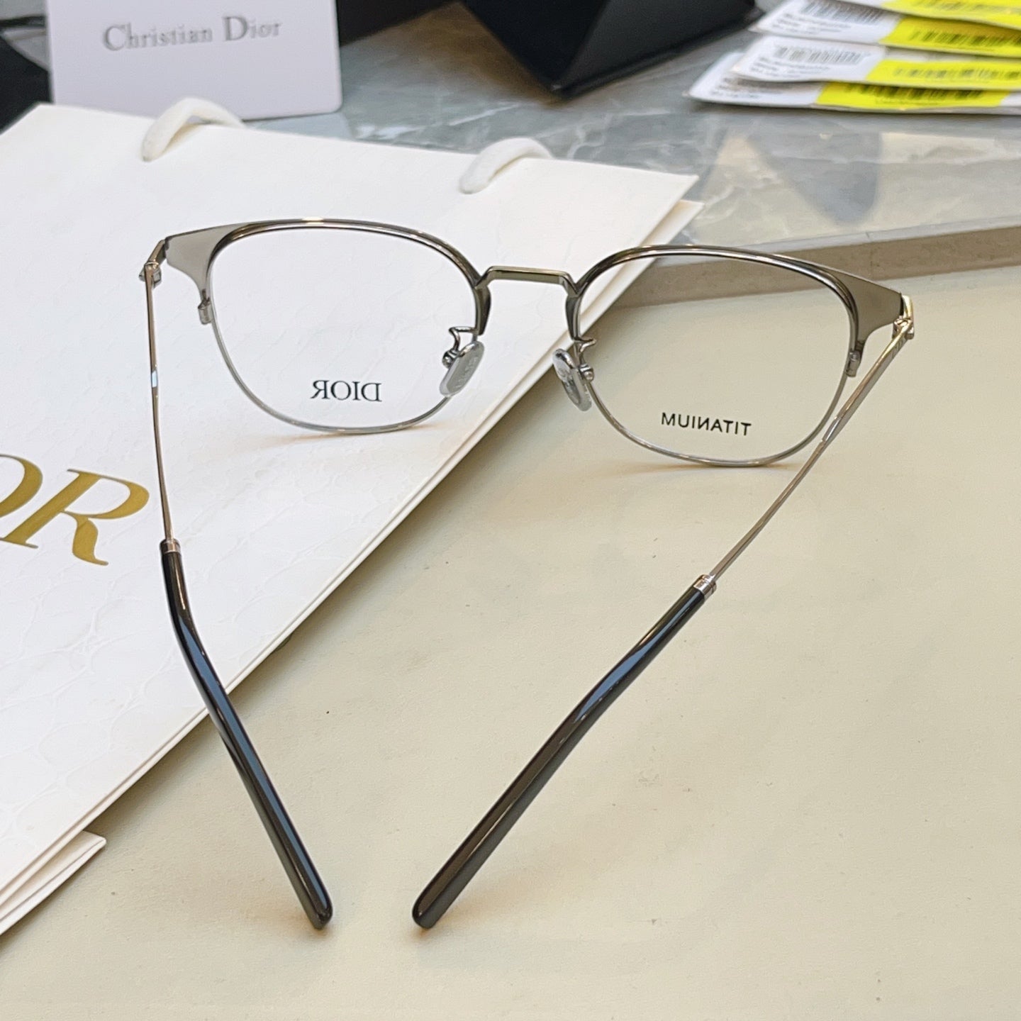 Dior DIOR Titanium Fashion Silver Lens Sunglasses for Men & Women - 465391 - detail image 7